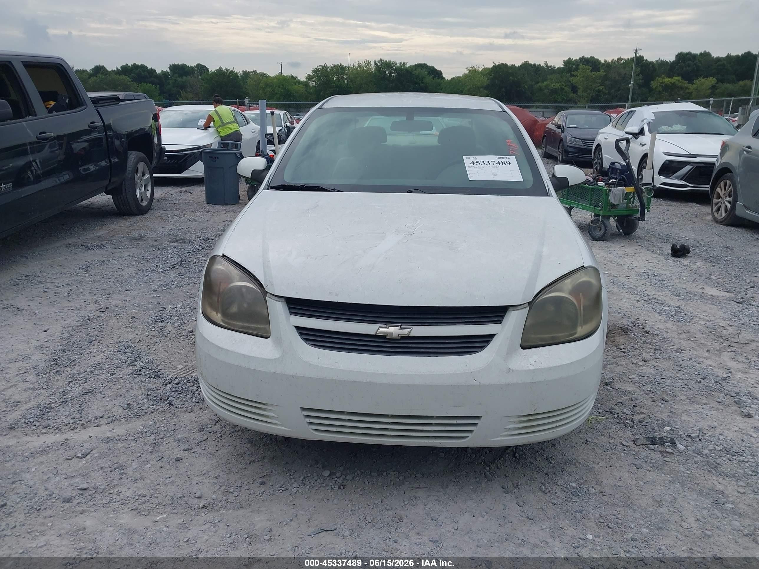 2009 Chevrolet Cobalt Lt White vin: 1G1AT58H597203871