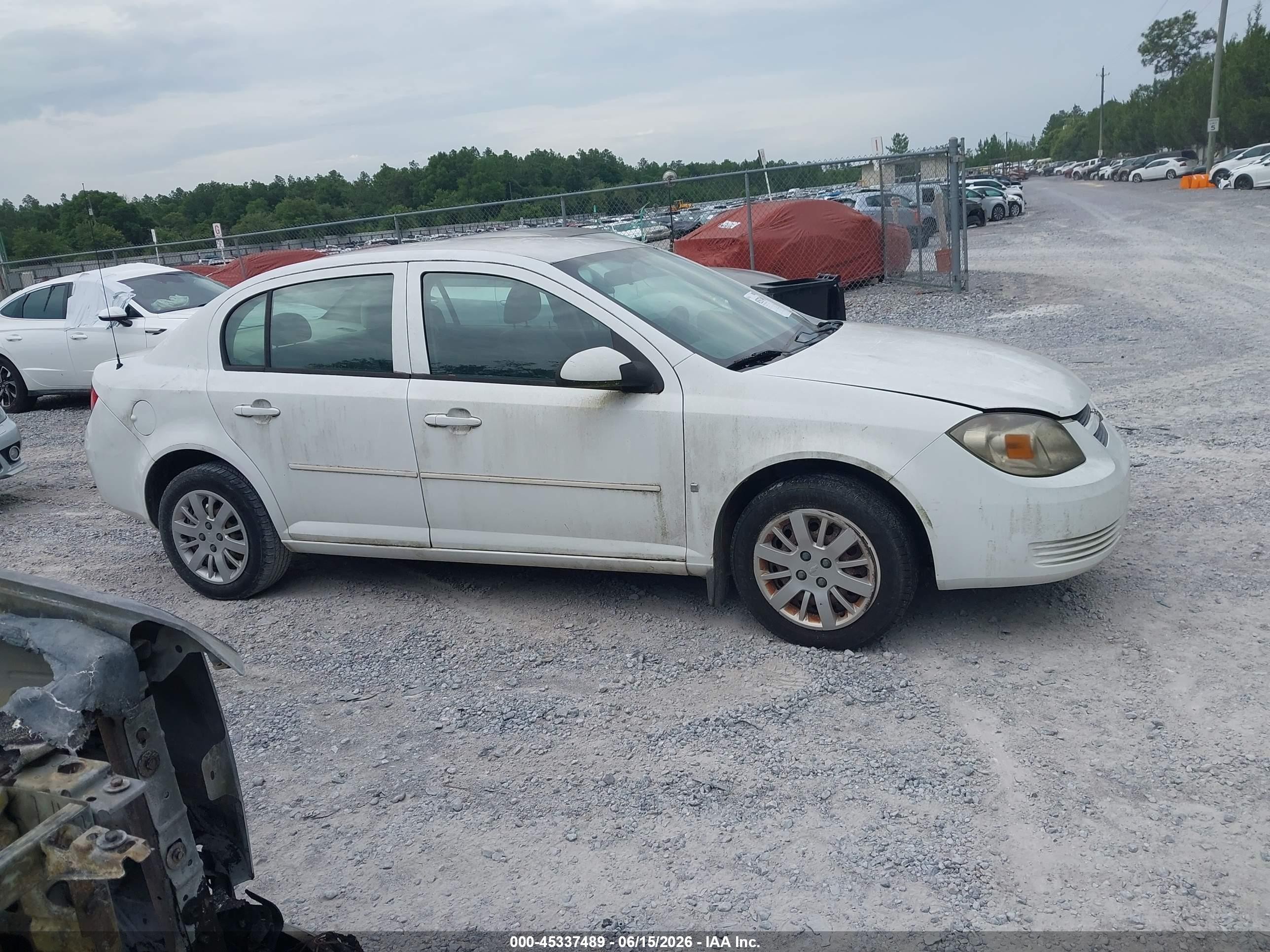 2009 Chevrolet Cobalt Lt White vin: 1G1AT58H597203871