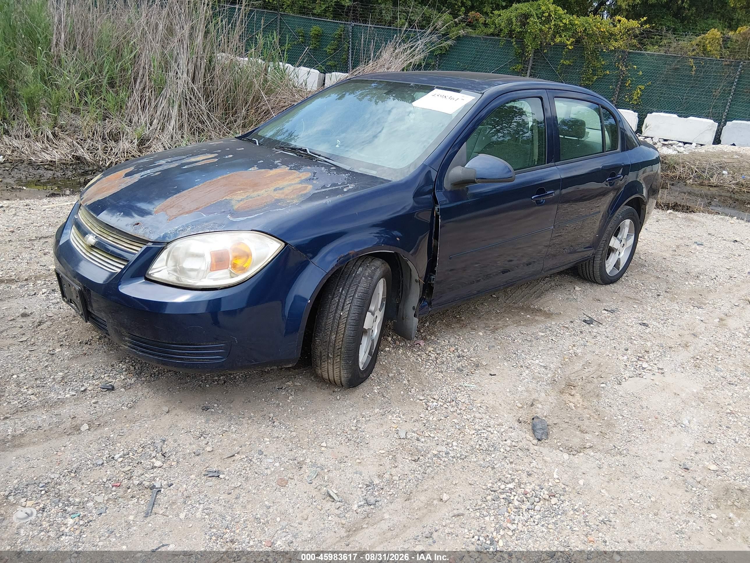 2009 Chevrolet Cobalt Lt Blue vin: 1G1AT58H597280823