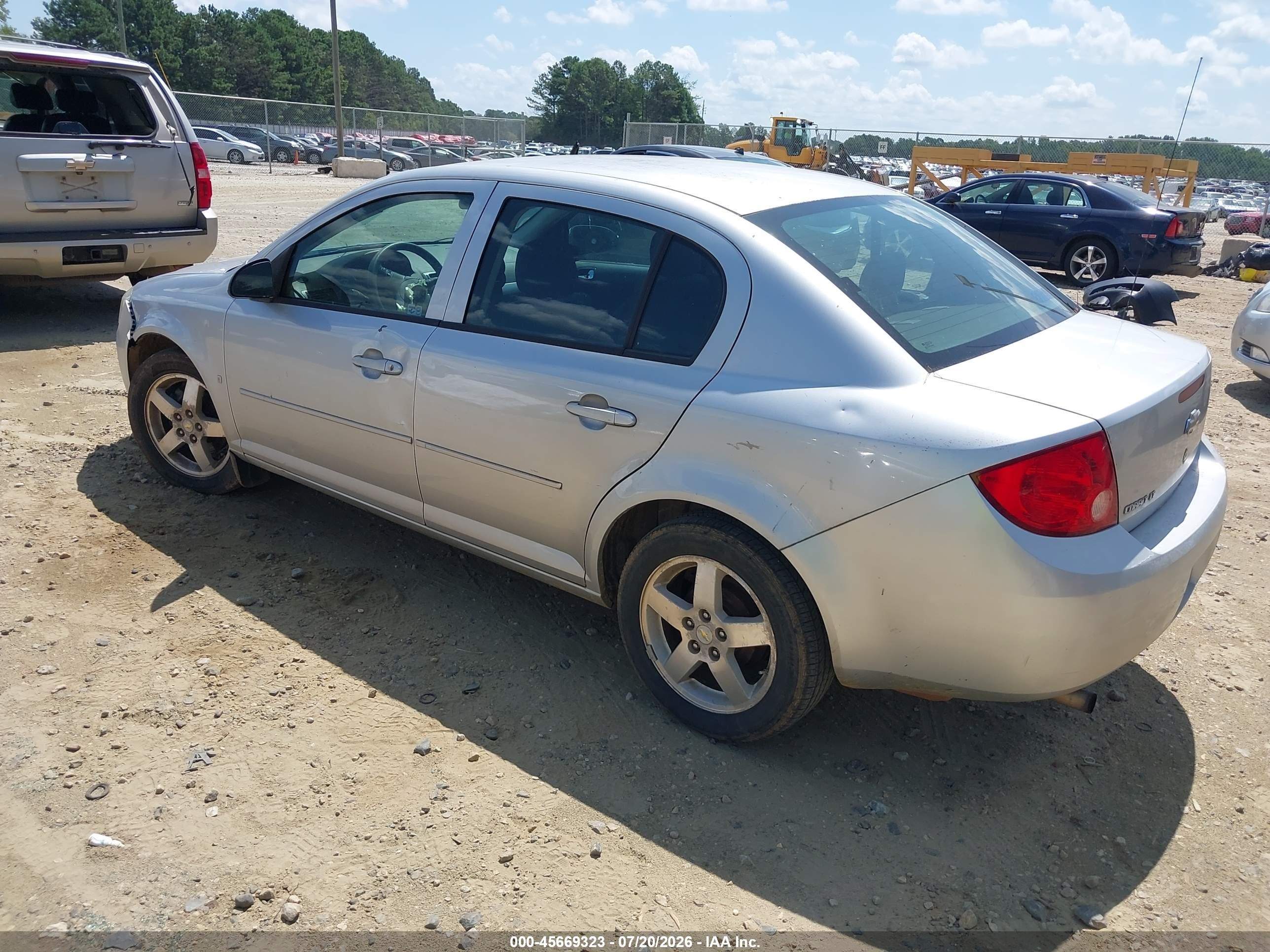 2009 Chevrolet Cobalt Lt Silver vin: 1G1AT58H697105061