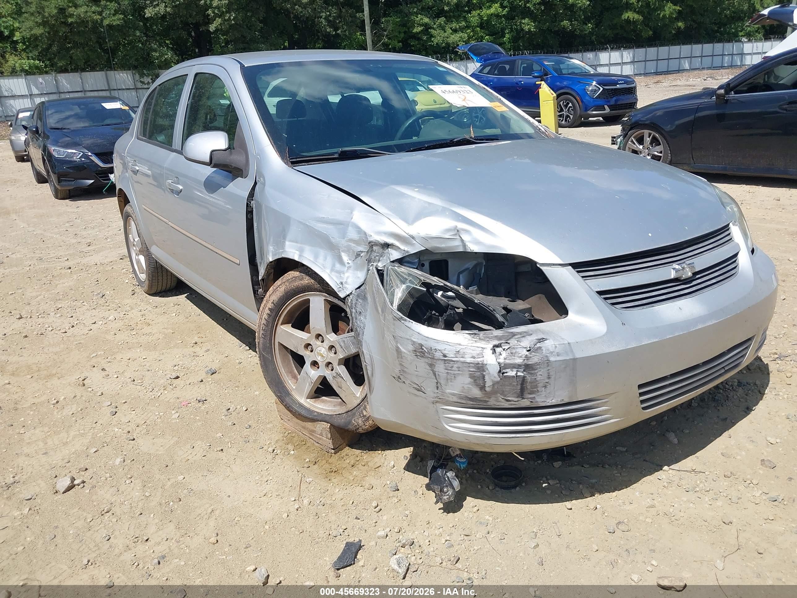 2009 Chevrolet Cobalt Lt Silver vin: 1G1AT58H697105061