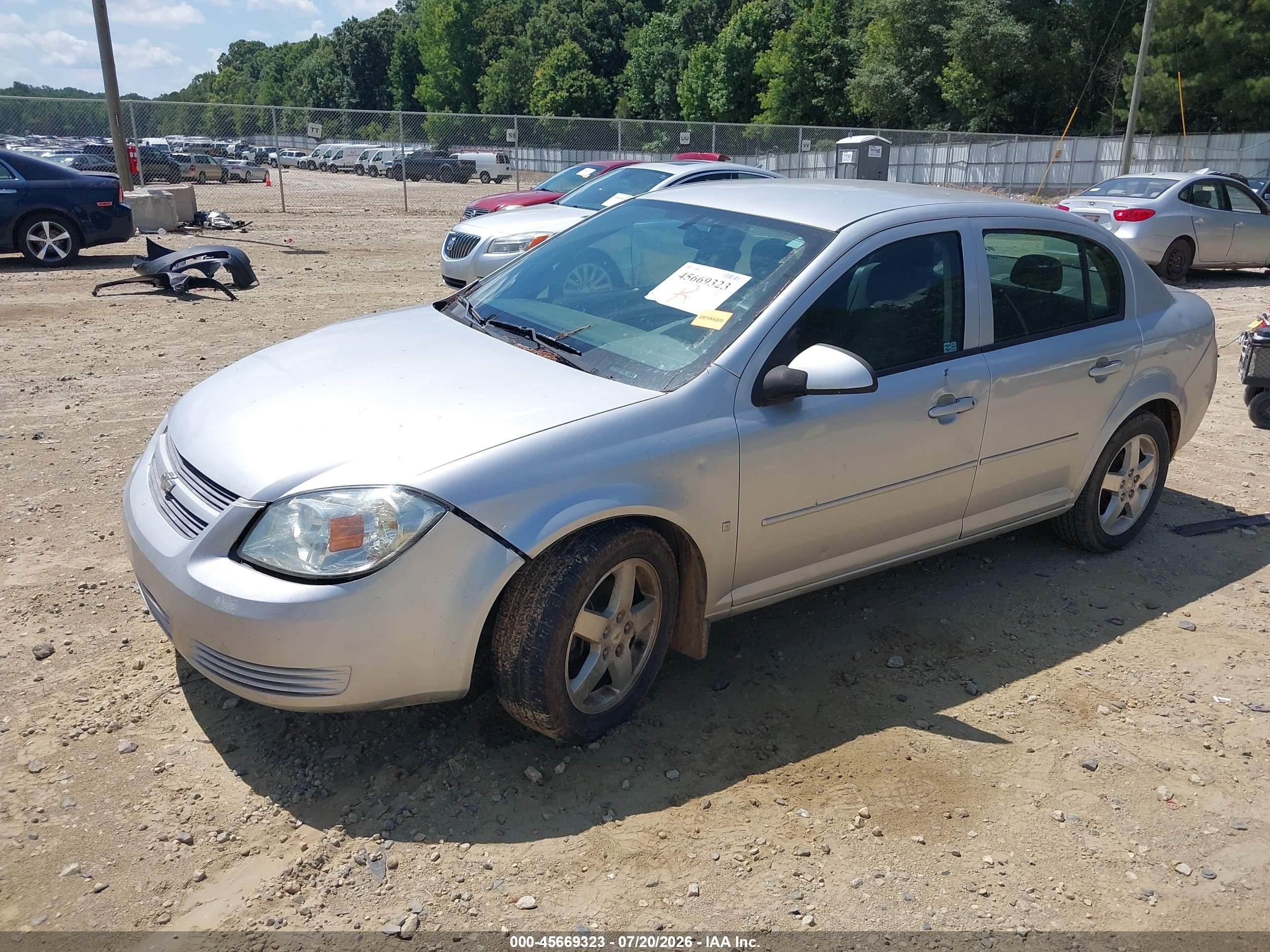 2009 Chevrolet Cobalt Lt Silver vin: 1G1AT58H697105061