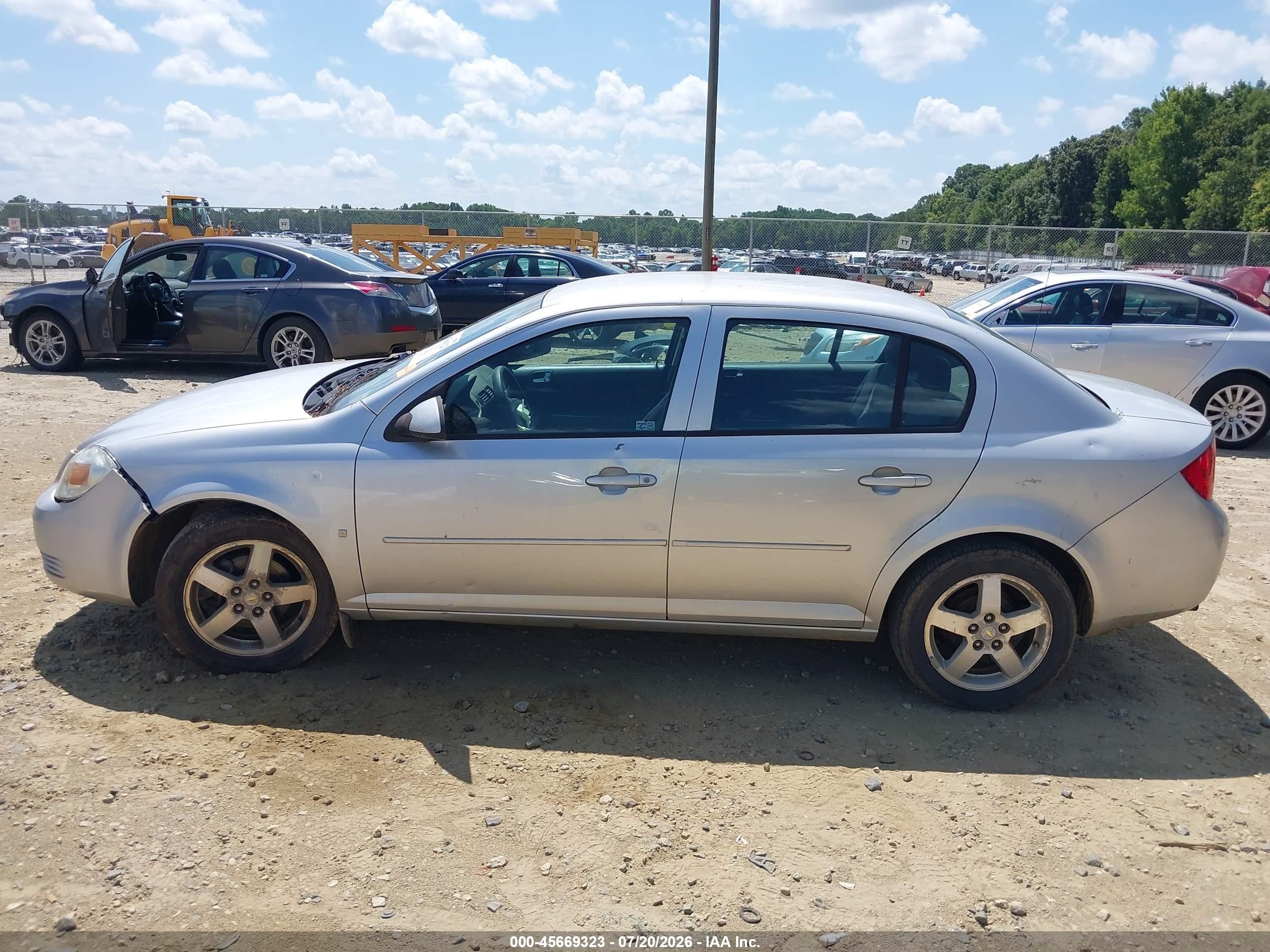2009 Chevrolet Cobalt Lt Silver vin: 1G1AT58H697105061