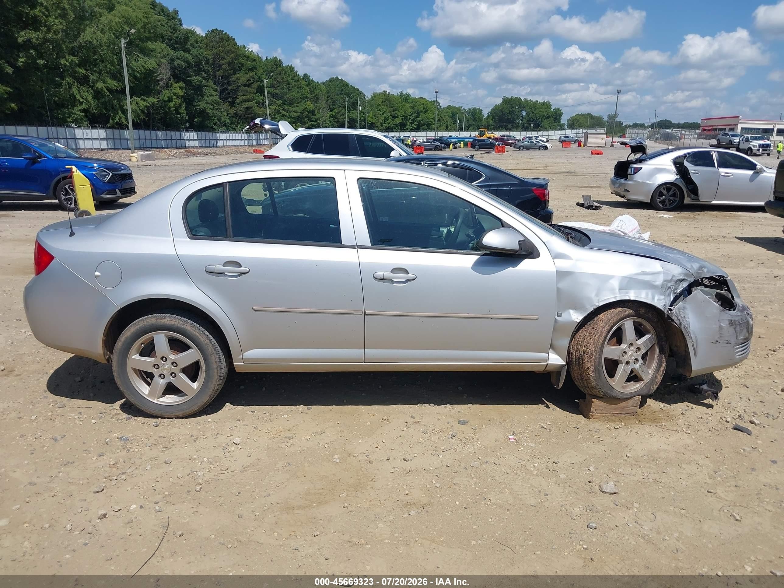 2009 Chevrolet Cobalt Lt Silver vin: 1G1AT58H697105061