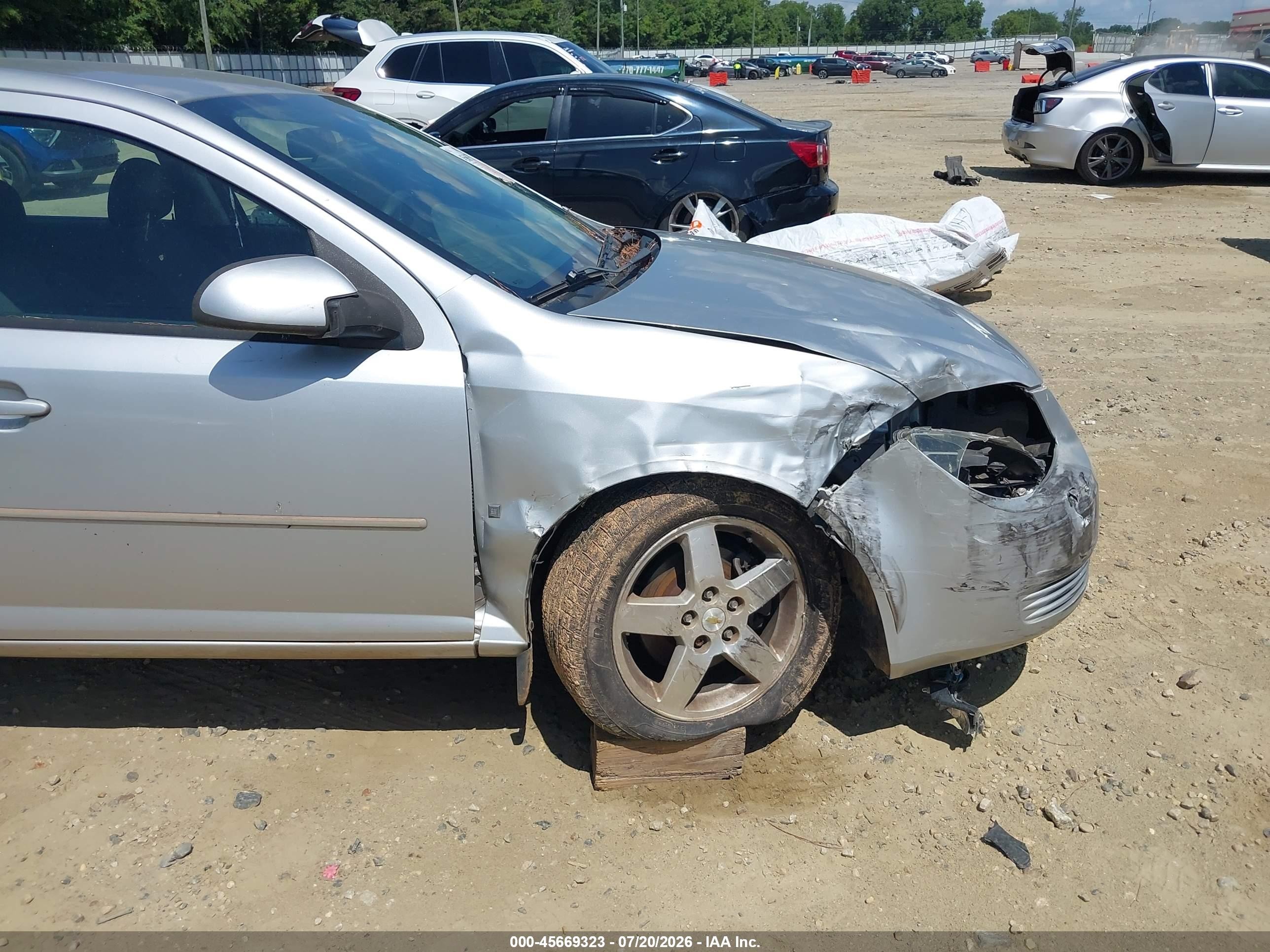 2009 Chevrolet Cobalt Lt Silver vin: 1G1AT58H697105061