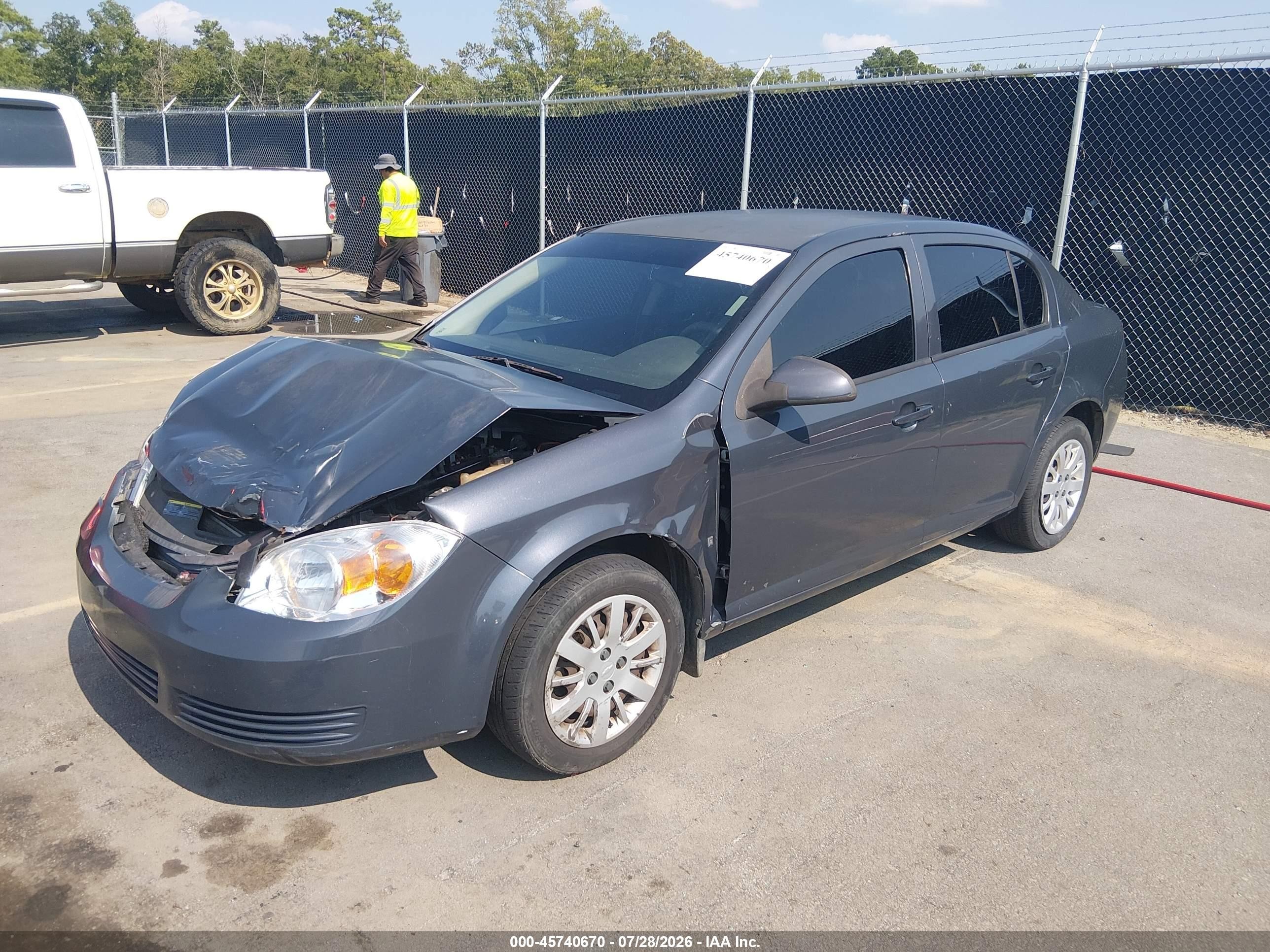 2009 Chevrolet Cobalt Lt Gray vin: 1G1AT58H697123236