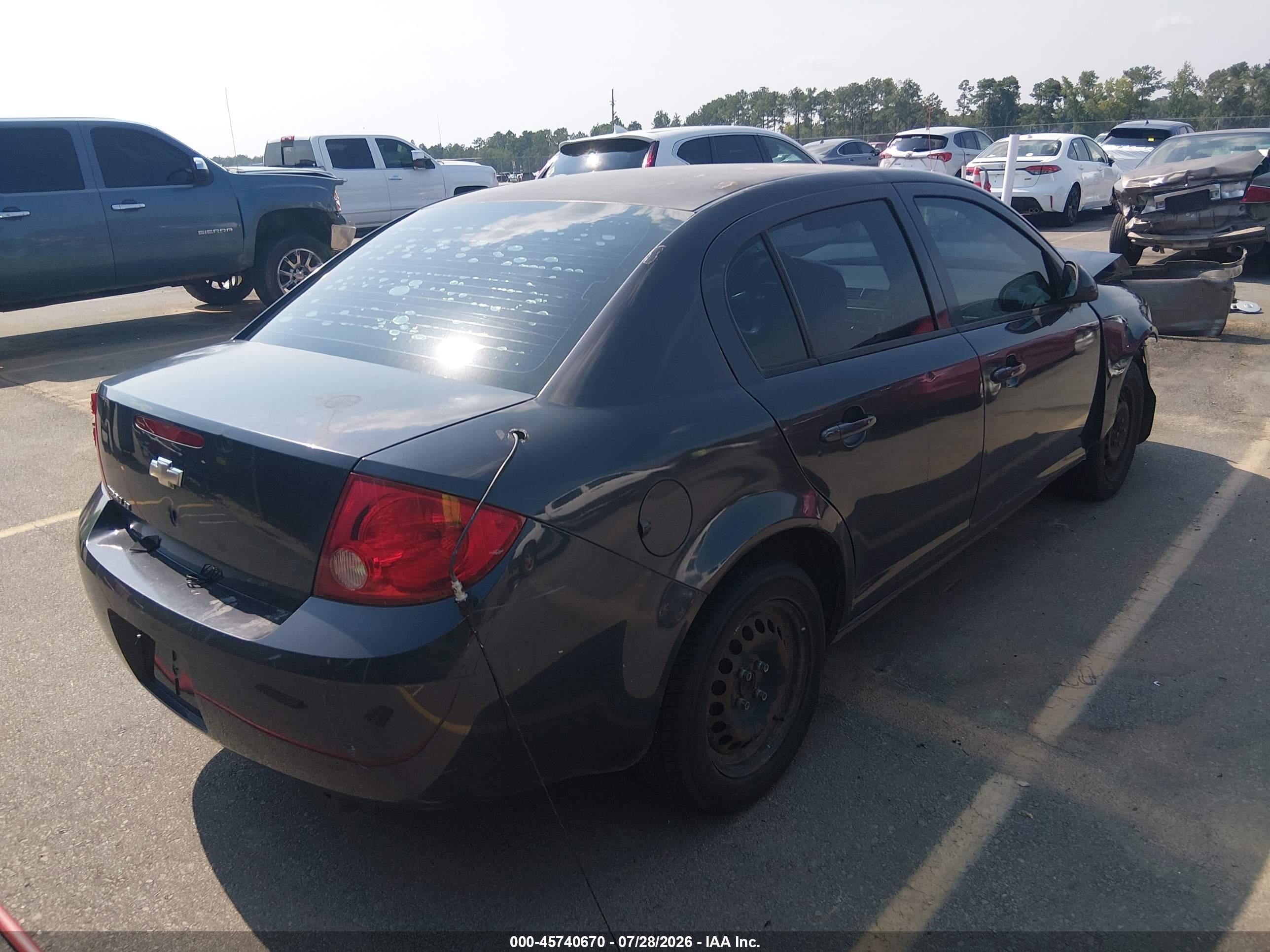 2009 Chevrolet Cobalt Lt Gray vin: 1G1AT58H697123236