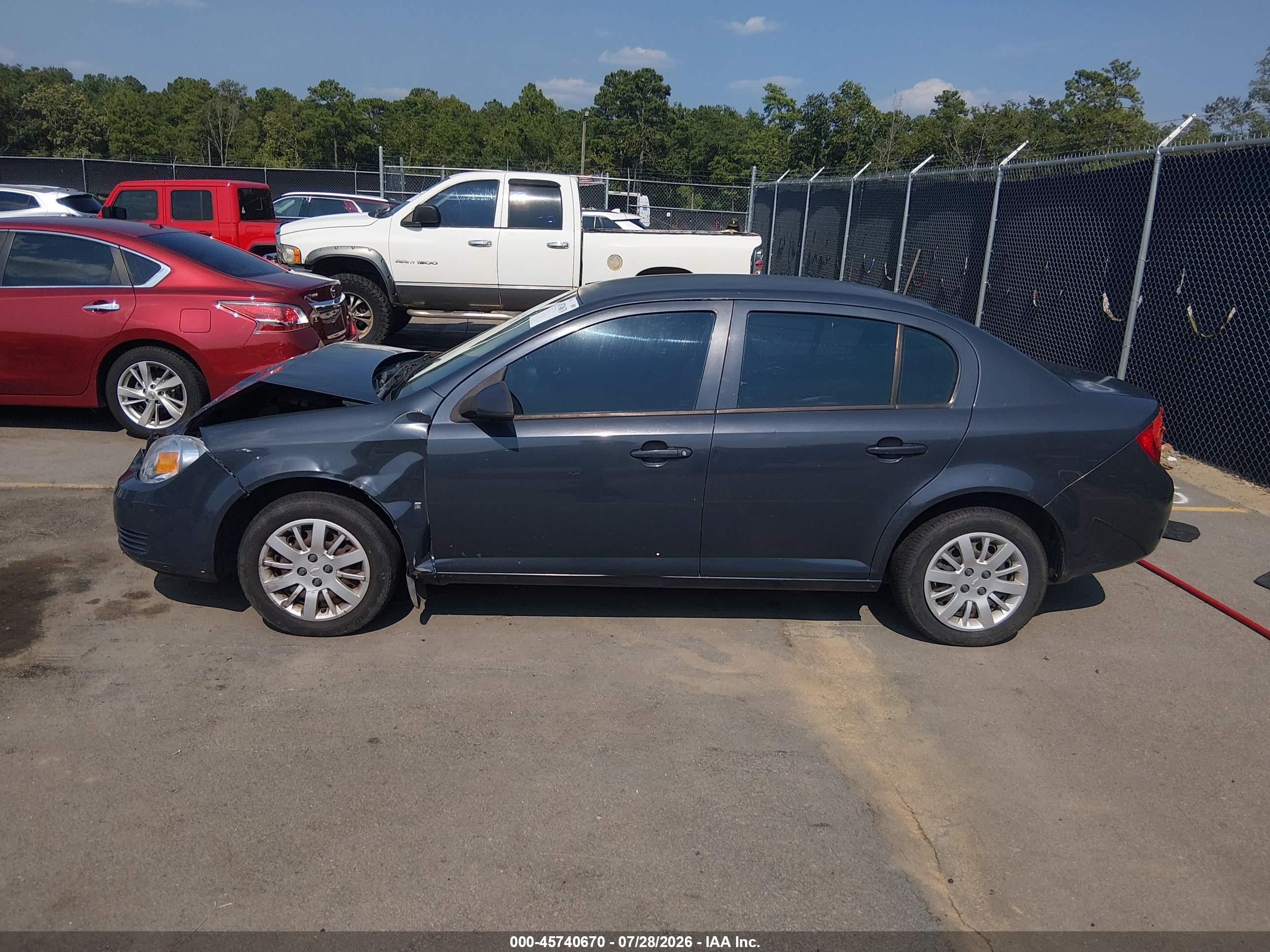 2009 Chevrolet Cobalt Lt Gray vin: 1G1AT58H697123236