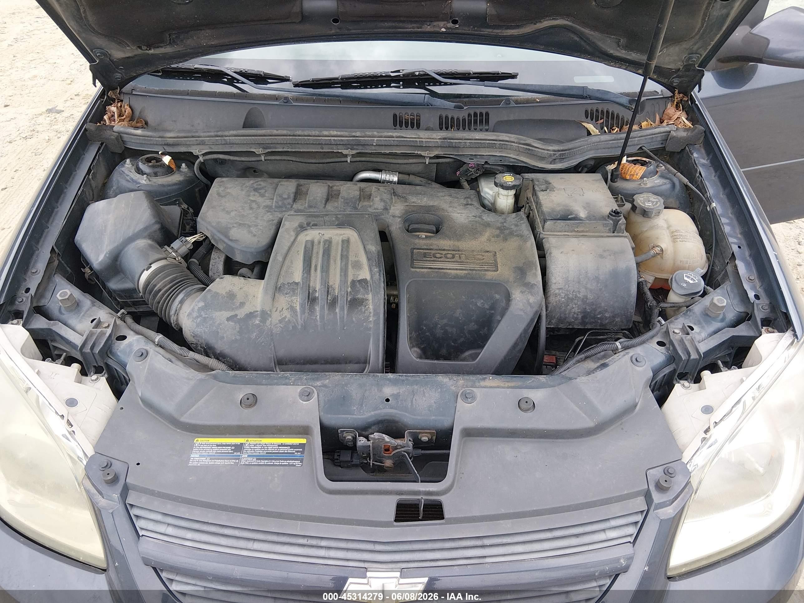 2009 Chevrolet Cobalt Lt Синий vin: 1G1AT58H697133670