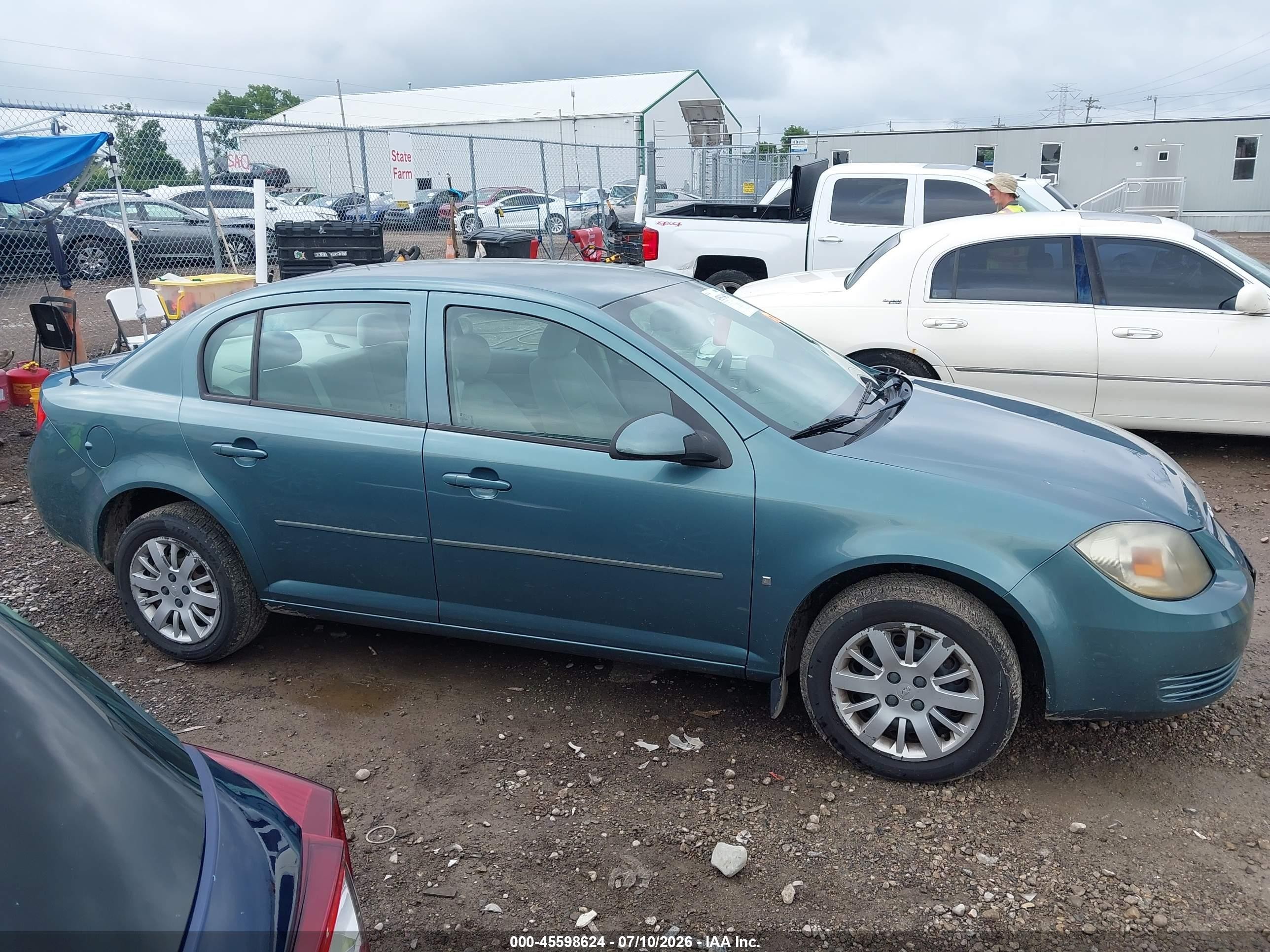 2009 Chevrolet Cobalt Lt Green vin: 1G1AT58H697182903