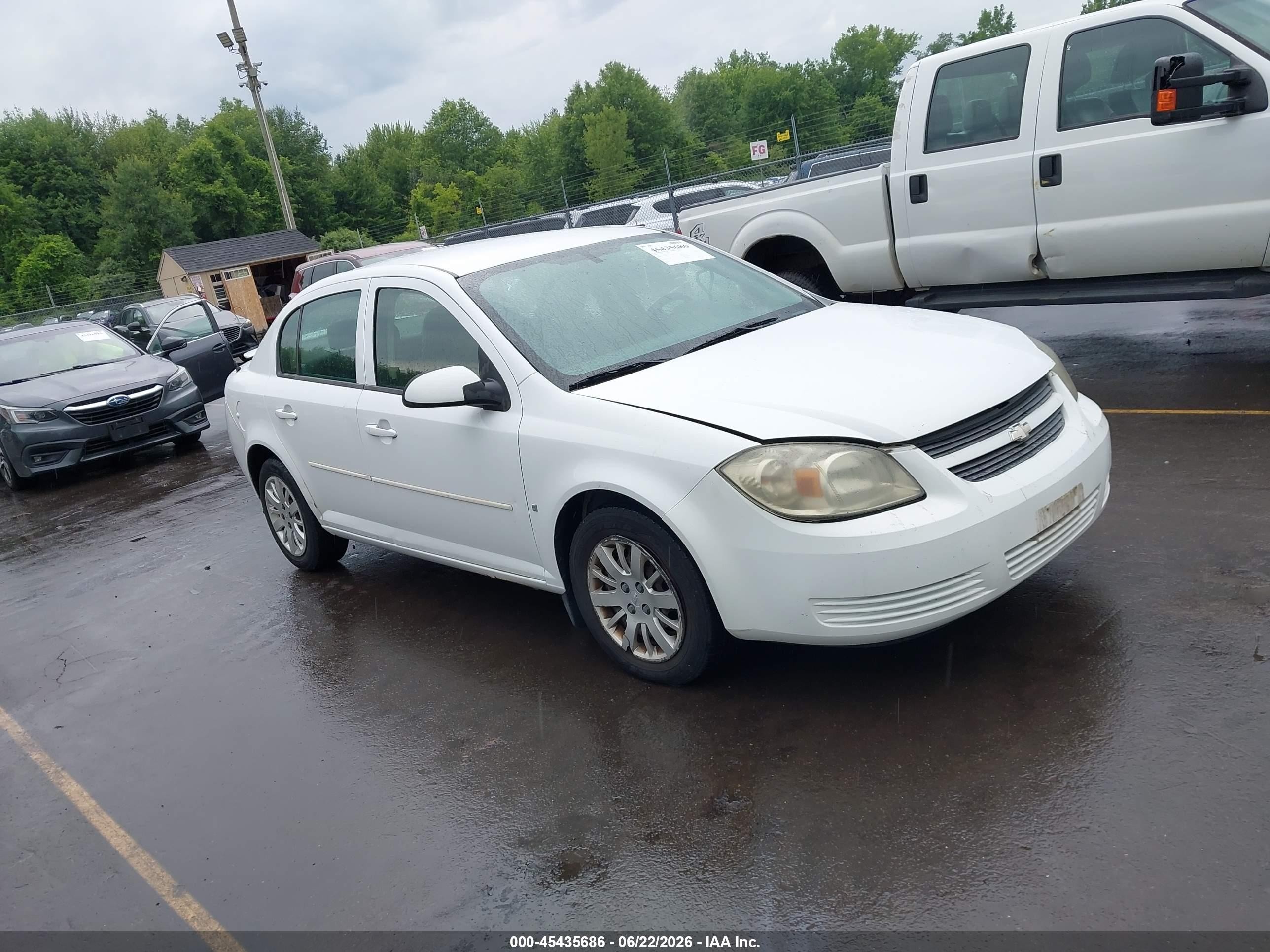 2009 Chevrolet Cobalt Lt Белый vin: 1G1AT58H697262332