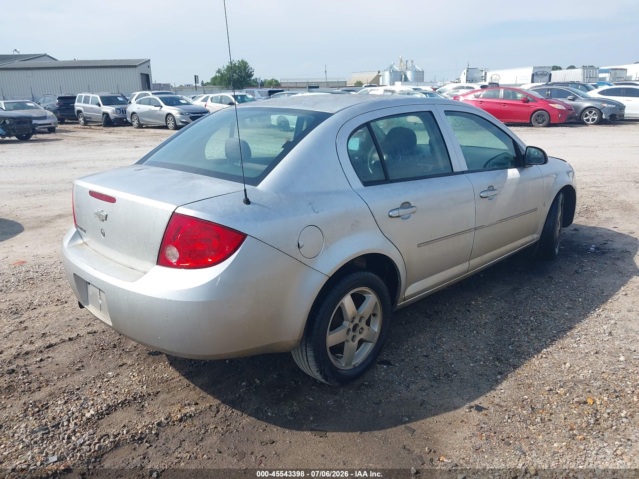 2009 Chevrolet Cobalt Lt Silver vin: 1G1AT58H797103044