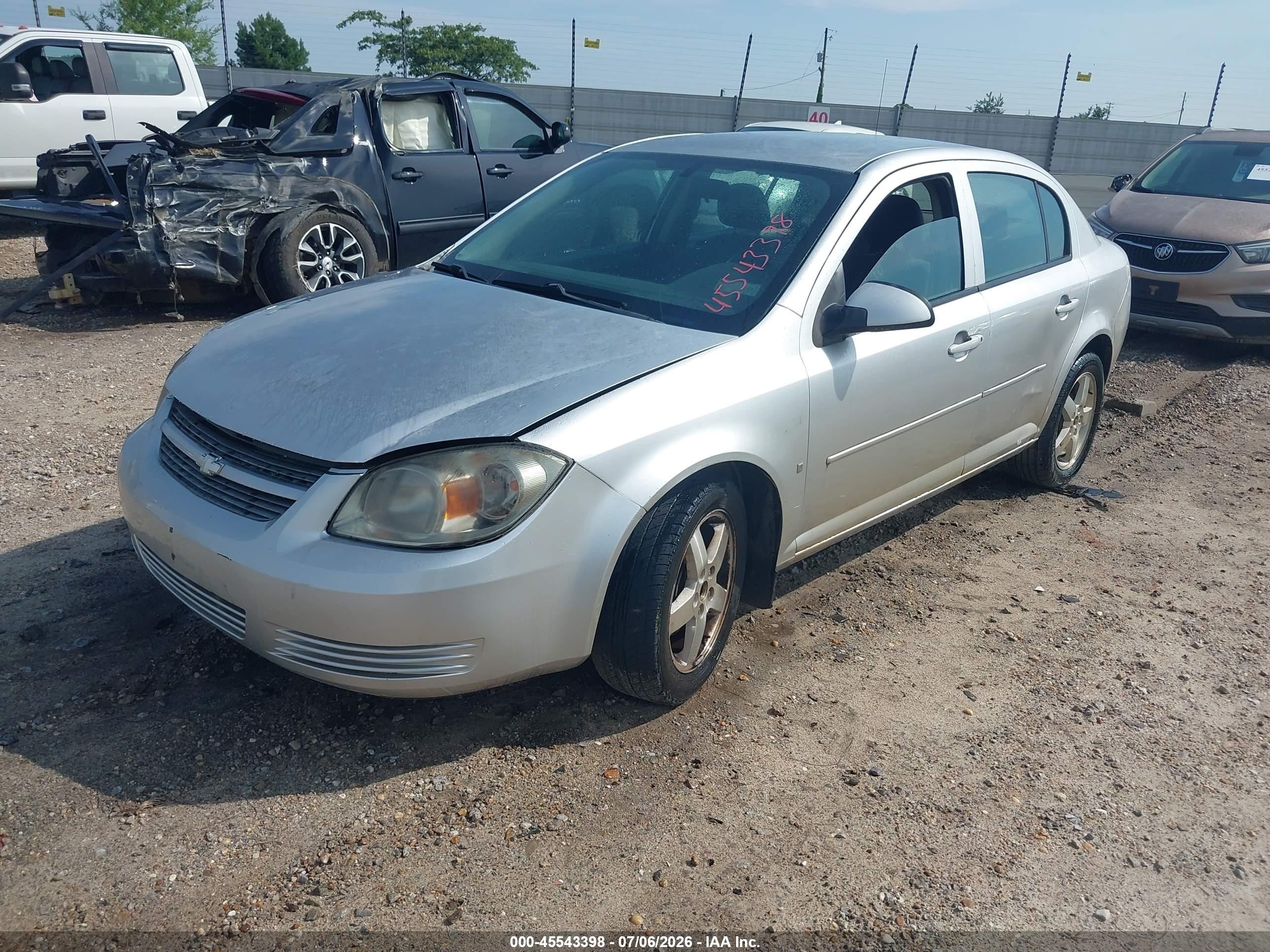 2009 Chevrolet Cobalt Lt Silver vin: 1G1AT58H797103044