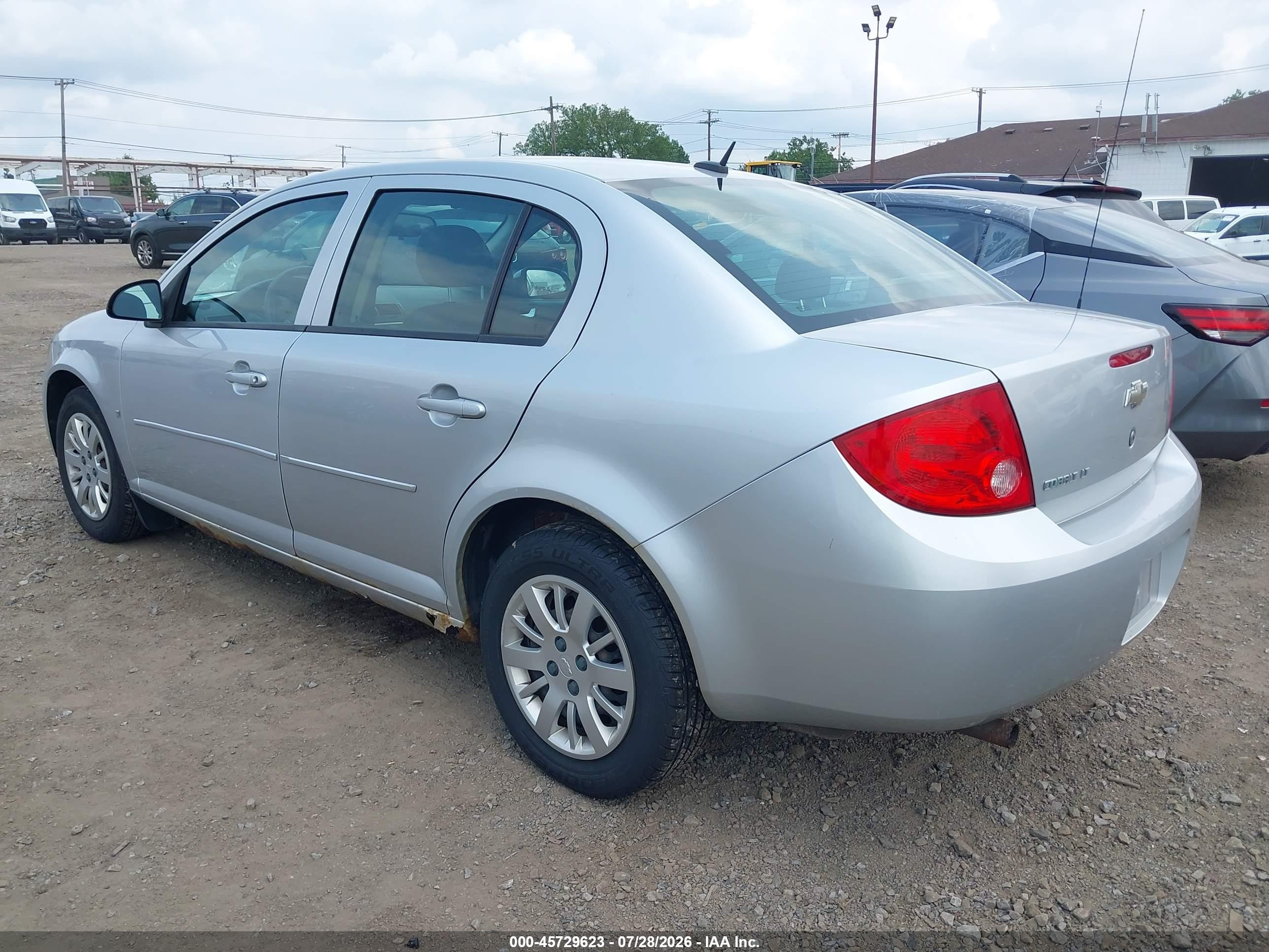 2009 Chevrolet Cobalt Lt Silver vin: 1G1AT58H797277180