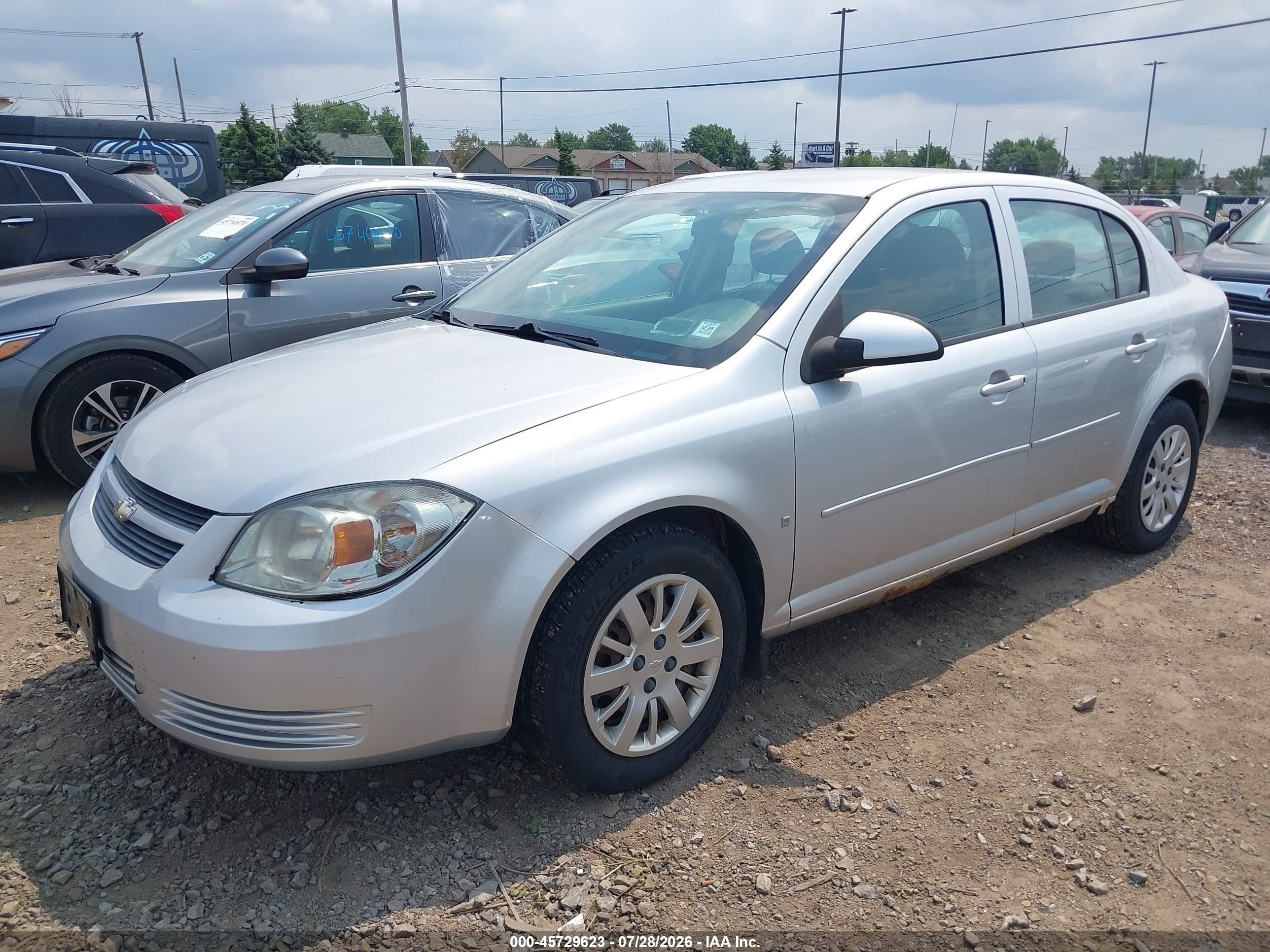 2009 Chevrolet Cobalt Lt Silver vin: 1G1AT58H797277180