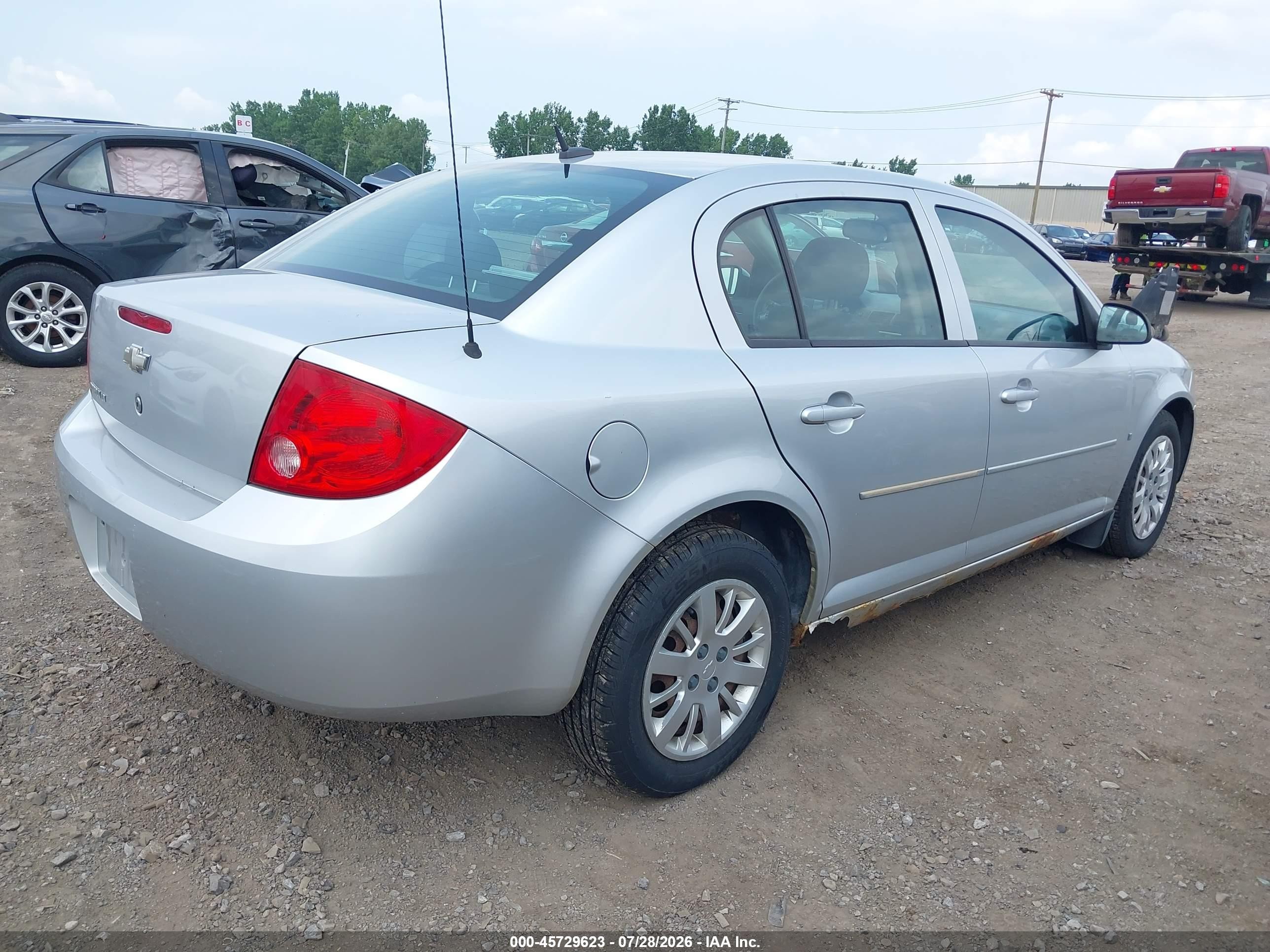 2009 Chevrolet Cobalt Lt Silver vin: 1G1AT58H797277180