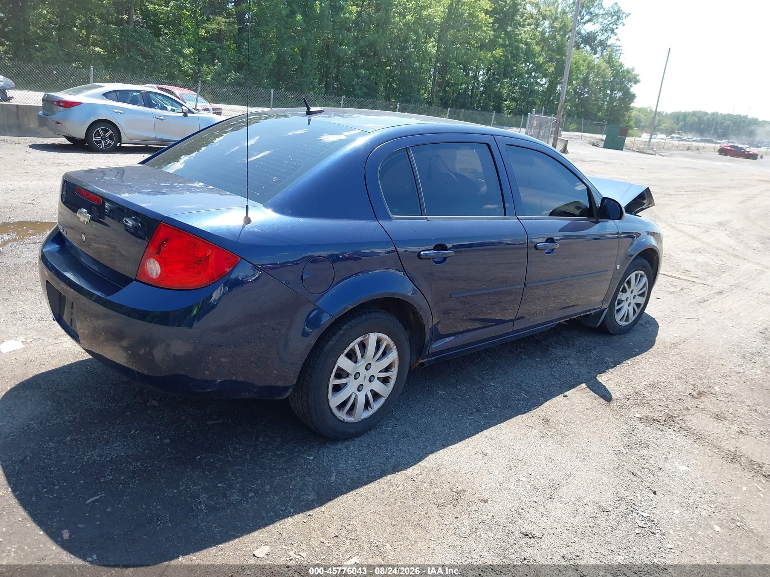 2009 Chevrolet Cobalt Lt Blue vin: 1G1AT58H797280533