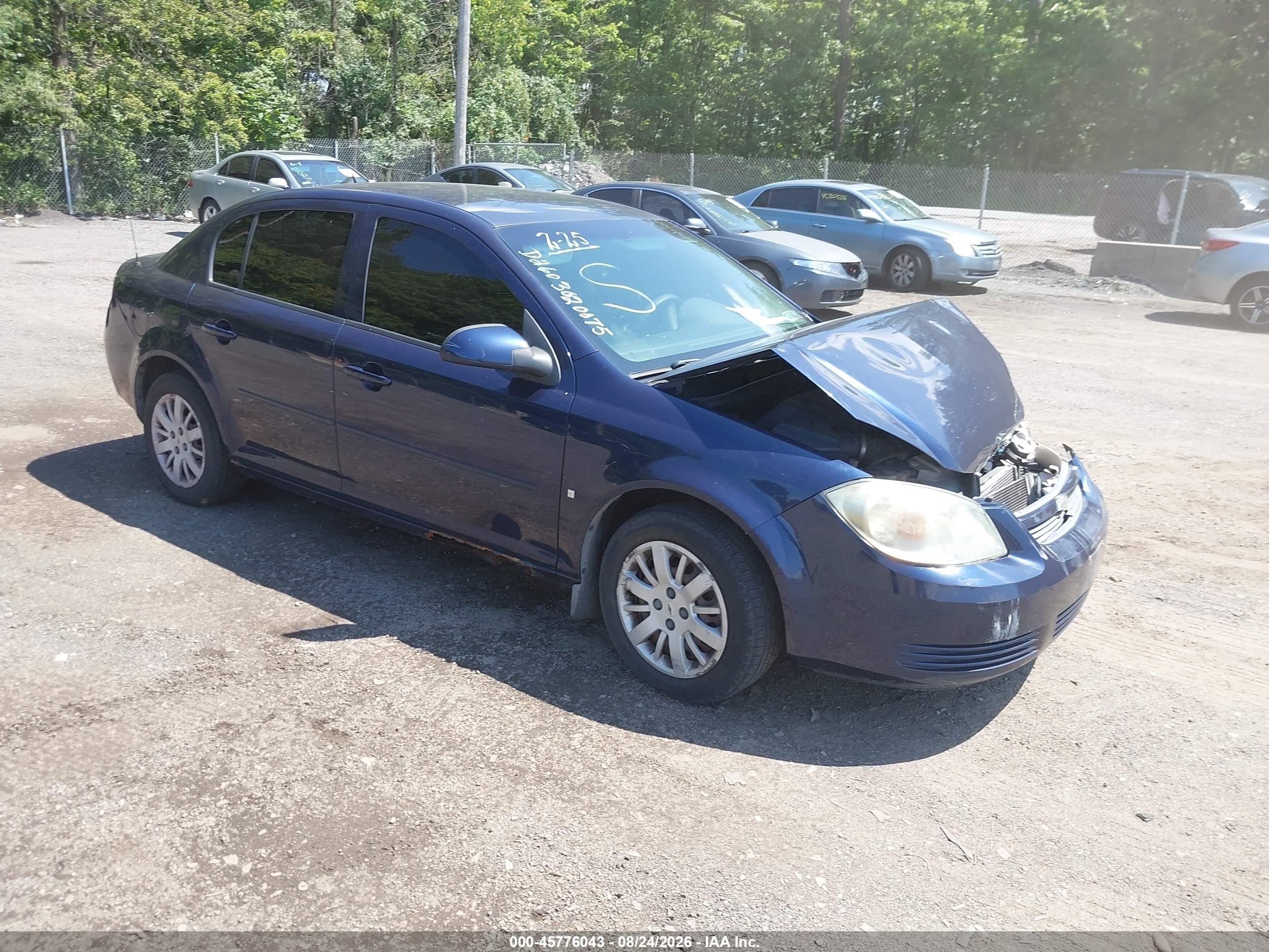 2009 Chevrolet Cobalt Lt Blue vin: 1G1AT58H797280533