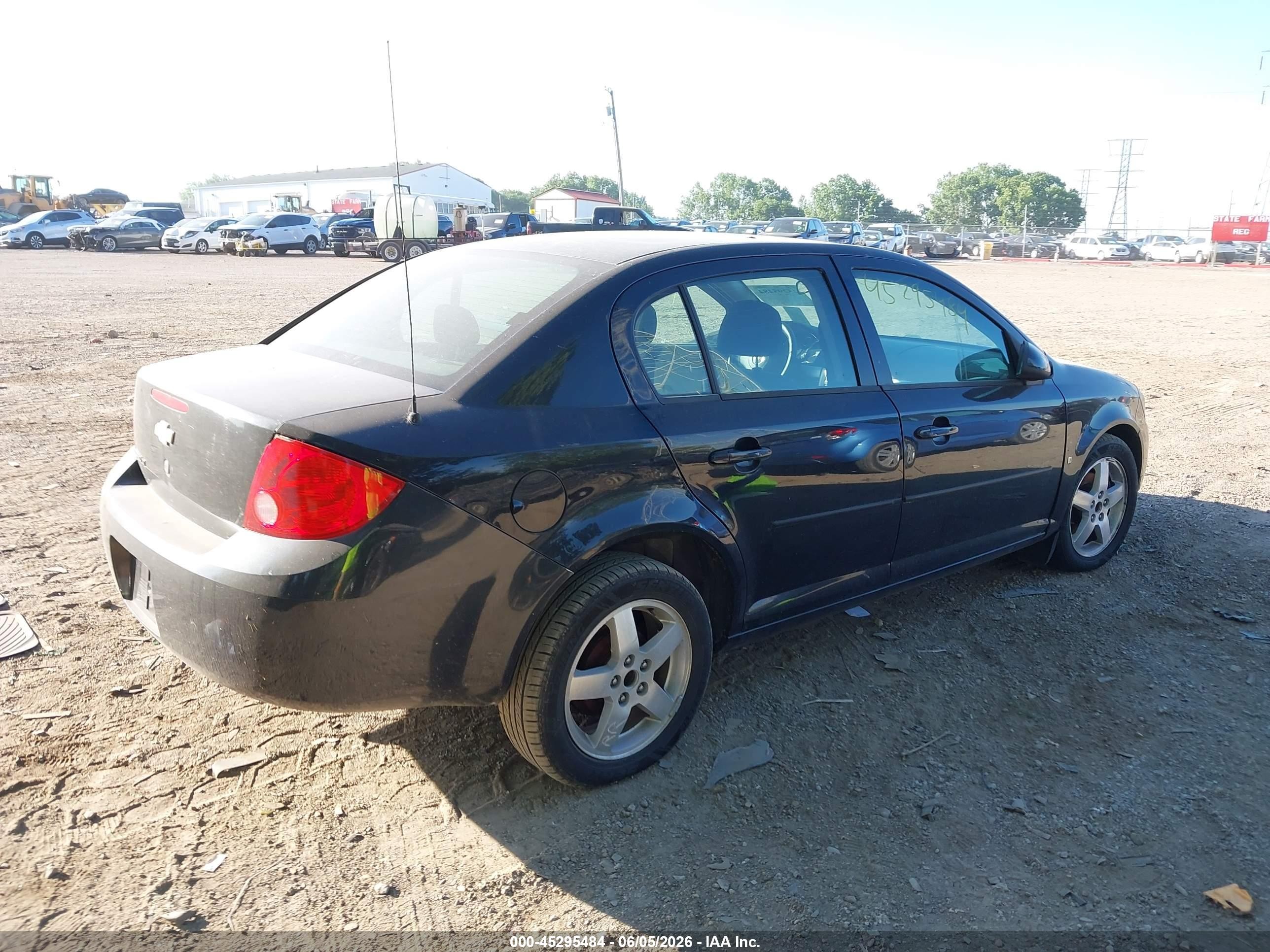 2009 Chevrolet Cobalt Lt Black vin: 1G1AT58H897179761