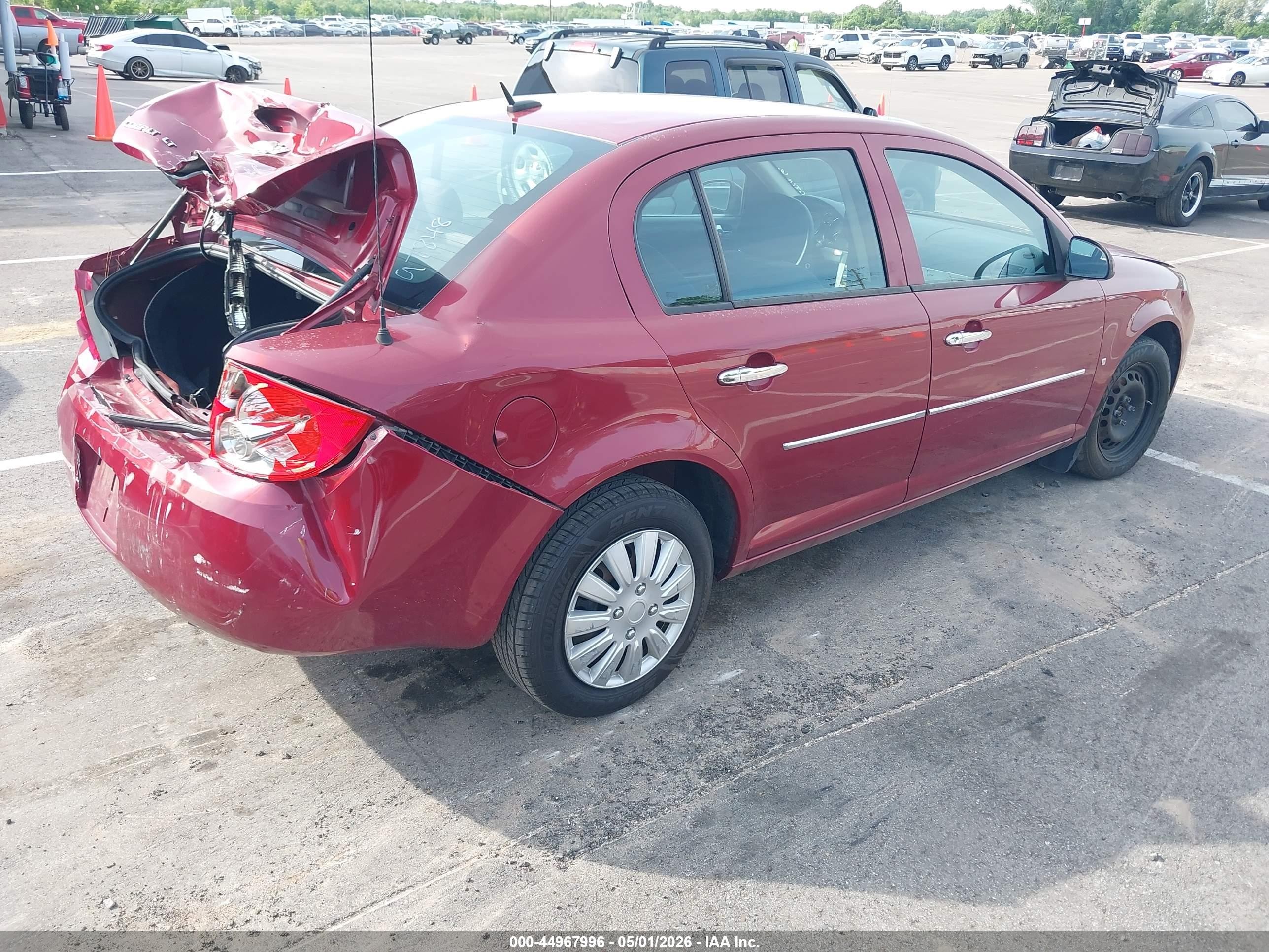 2009 Chevrolet Cobalt Lt Red vin: 1G1AT58H897213553