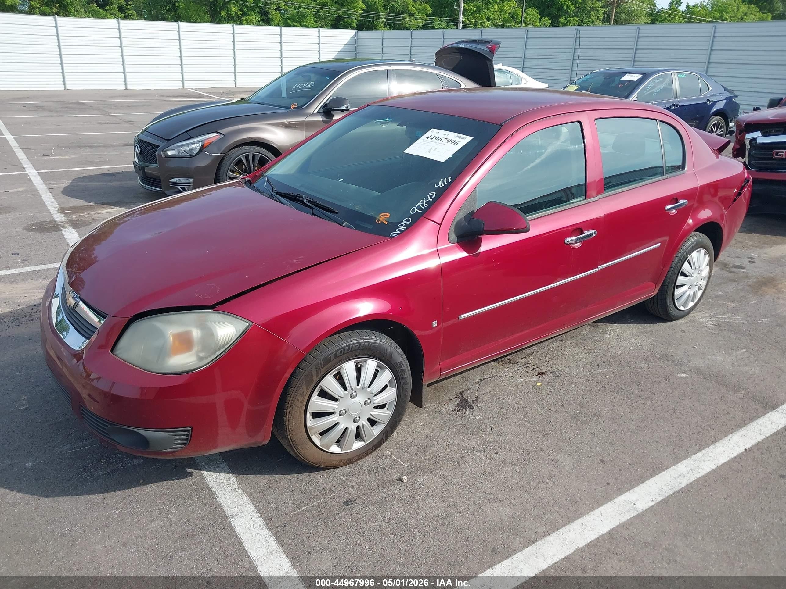 2009 Chevrolet Cobalt Lt Red vin: 1G1AT58H897213553