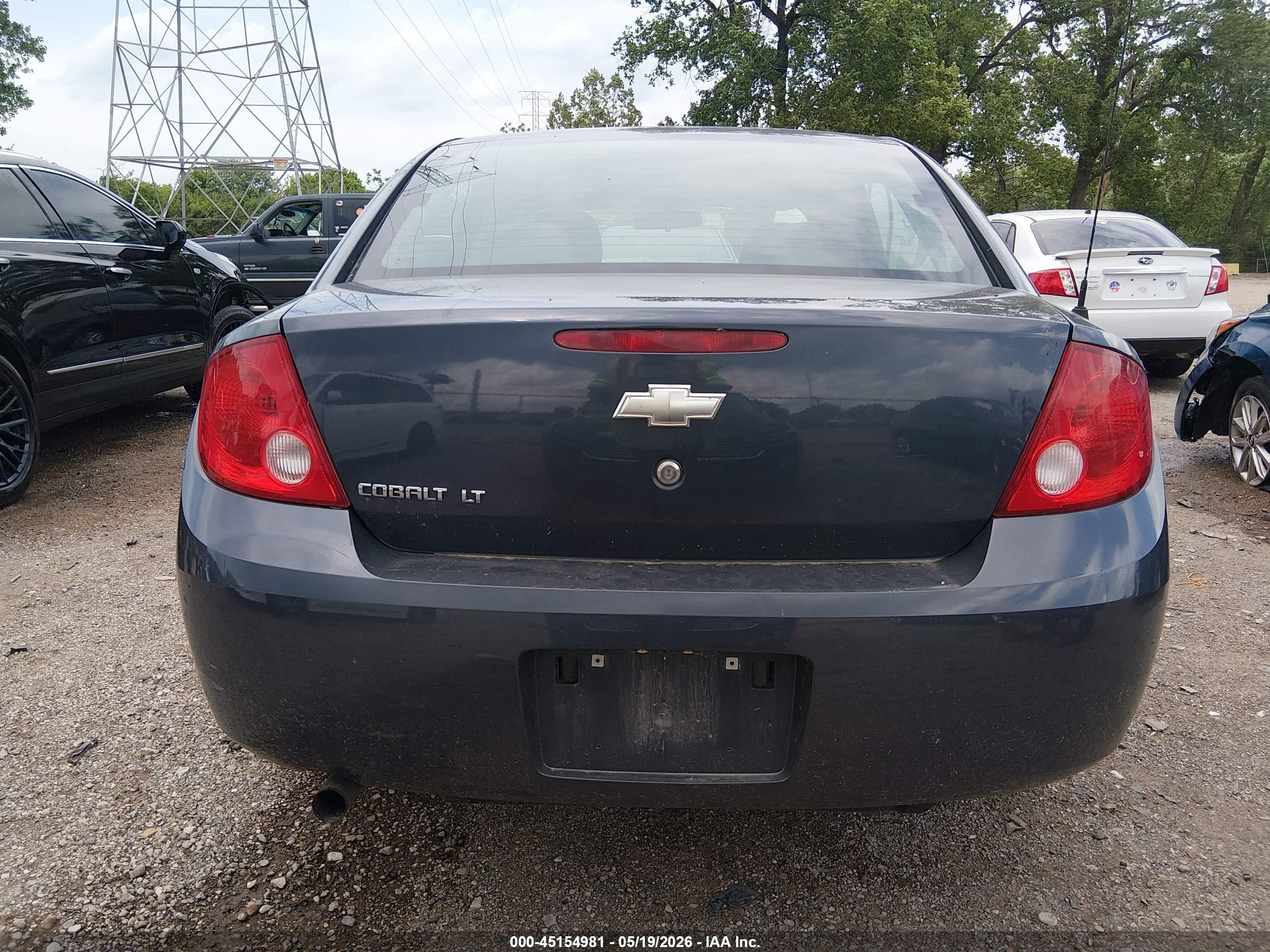 2009 Chevrolet Cobalt Lt Dark Blue vin: 1G1AT58H997117771