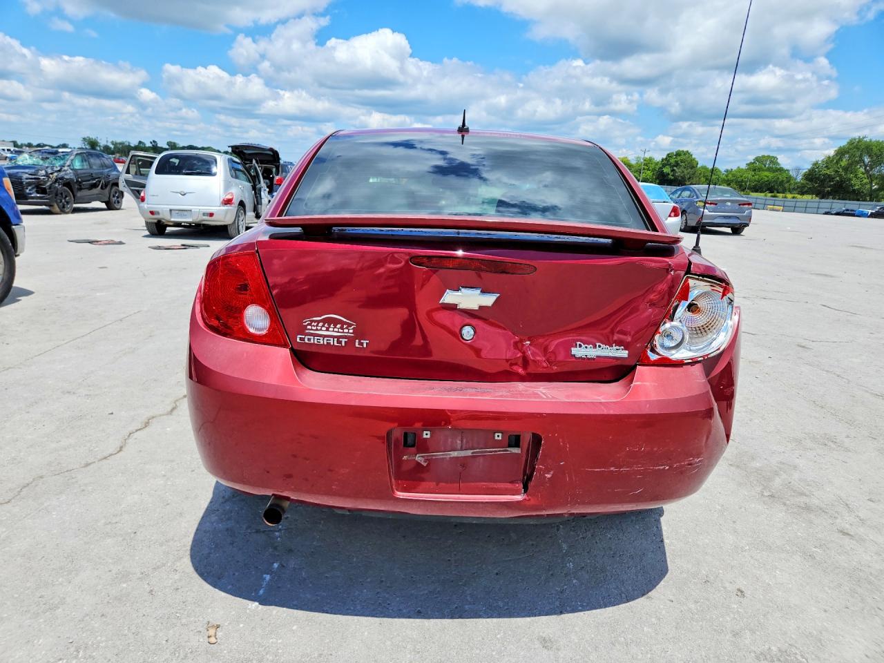2009 Chevrolet Cobalt Lt Red vin: 1G1AT58H997176366