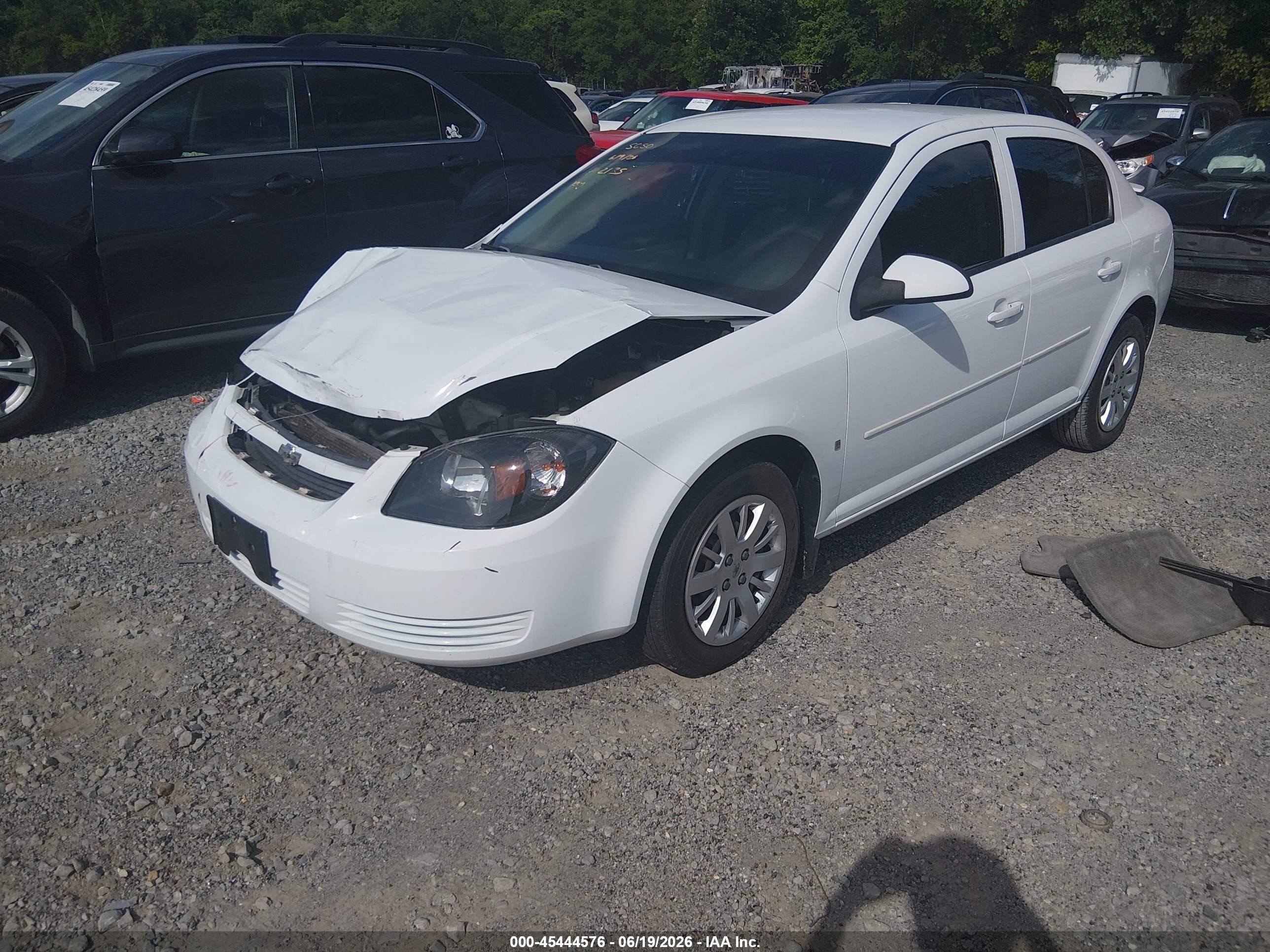 2009 Chevrolet Cobalt Lt Белый vin: 1G1AT58H997190266