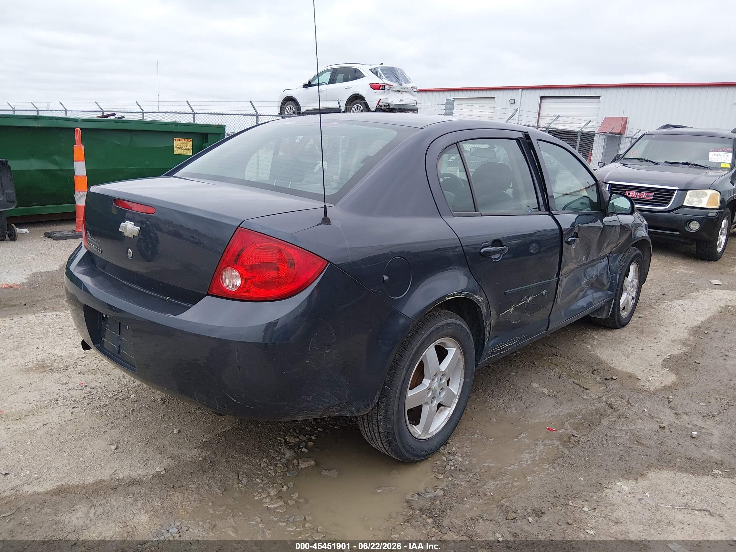 2009 Chevrolet Cobalt Lt Синий vin: 1G1AT58H997288794