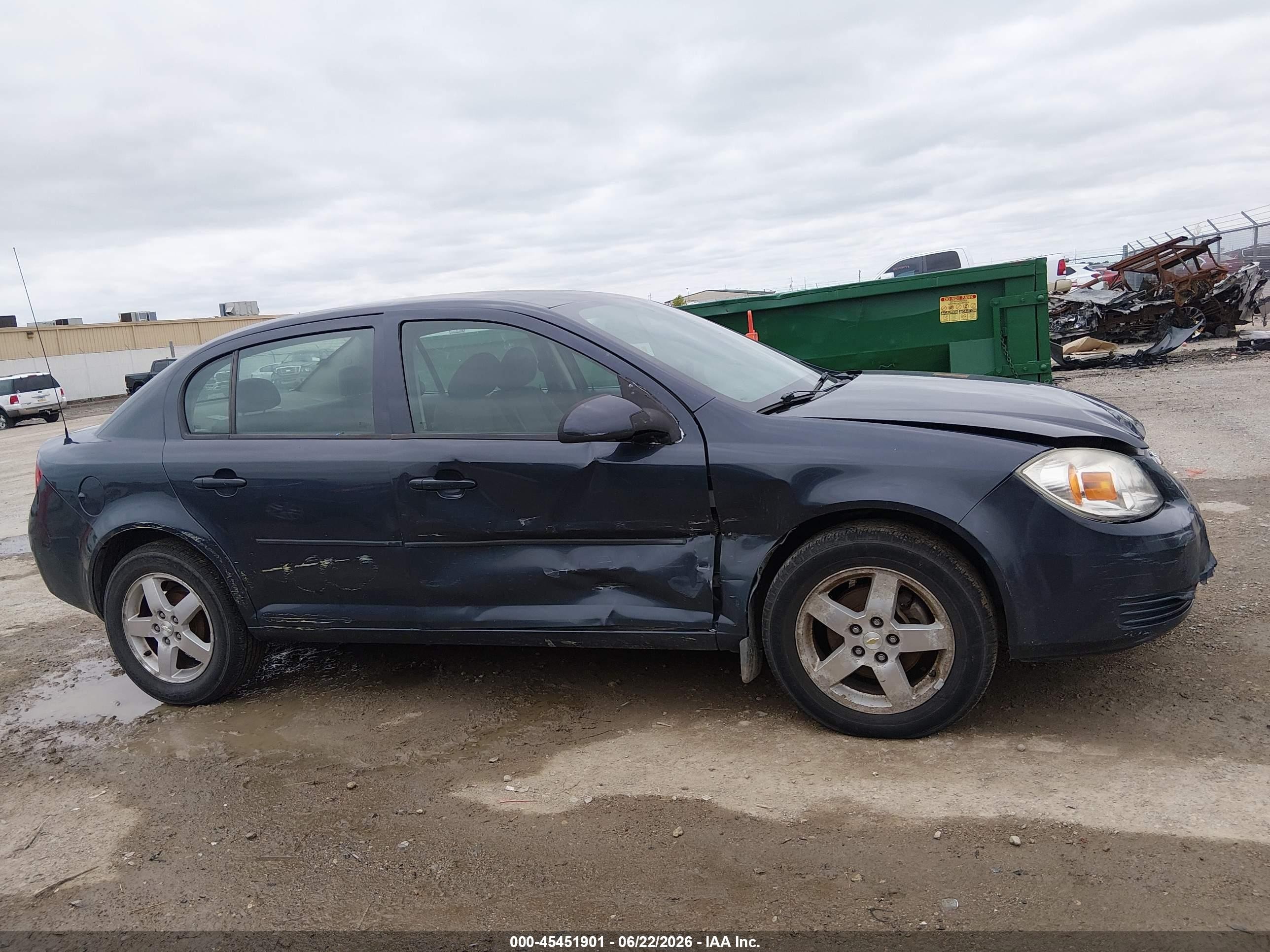 2009 Chevrolet Cobalt Lt Синий vin: 1G1AT58H997288794