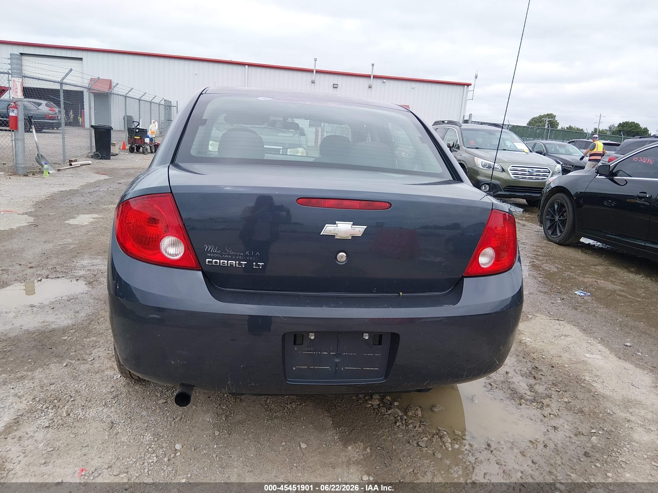 2009 Chevrolet Cobalt Lt Синий vin: 1G1AT58H997288794