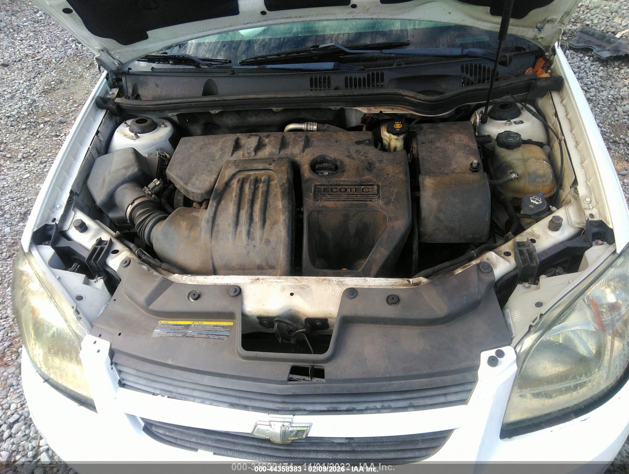 2009 Chevrolet Cobalt Lt White vin: 1G1AT58HX97147166