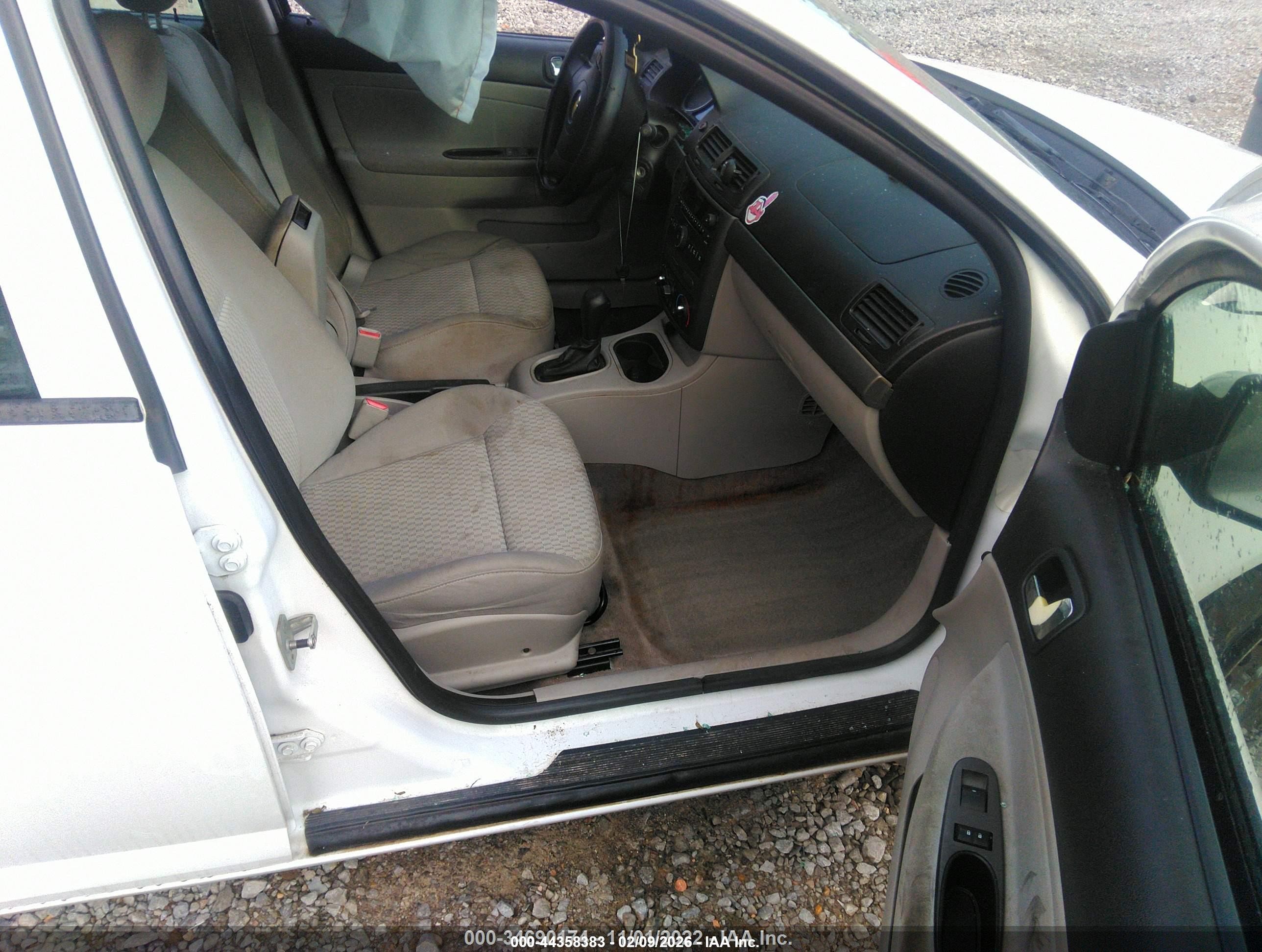 2009 Chevrolet Cobalt Lt White vin: 1G1AT58HX97147166