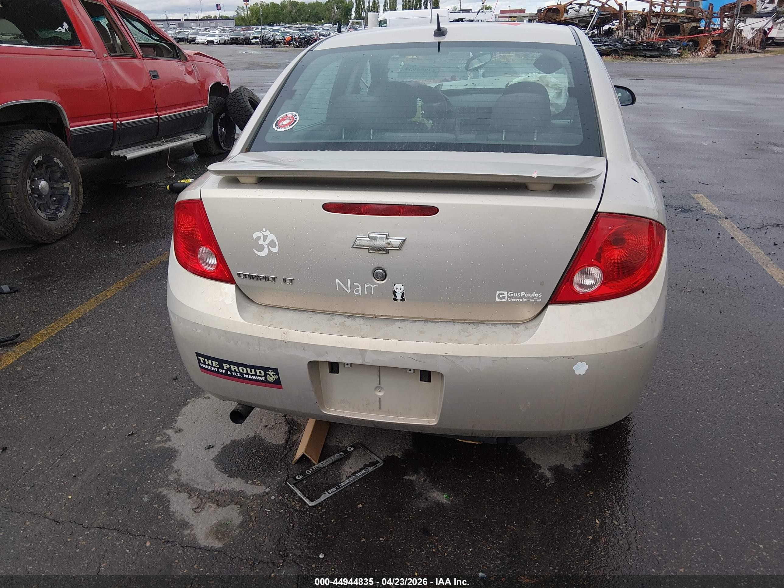 2009 Chevrolet Cobalt Lt Champagne vin: 1G1AT58HX97187831