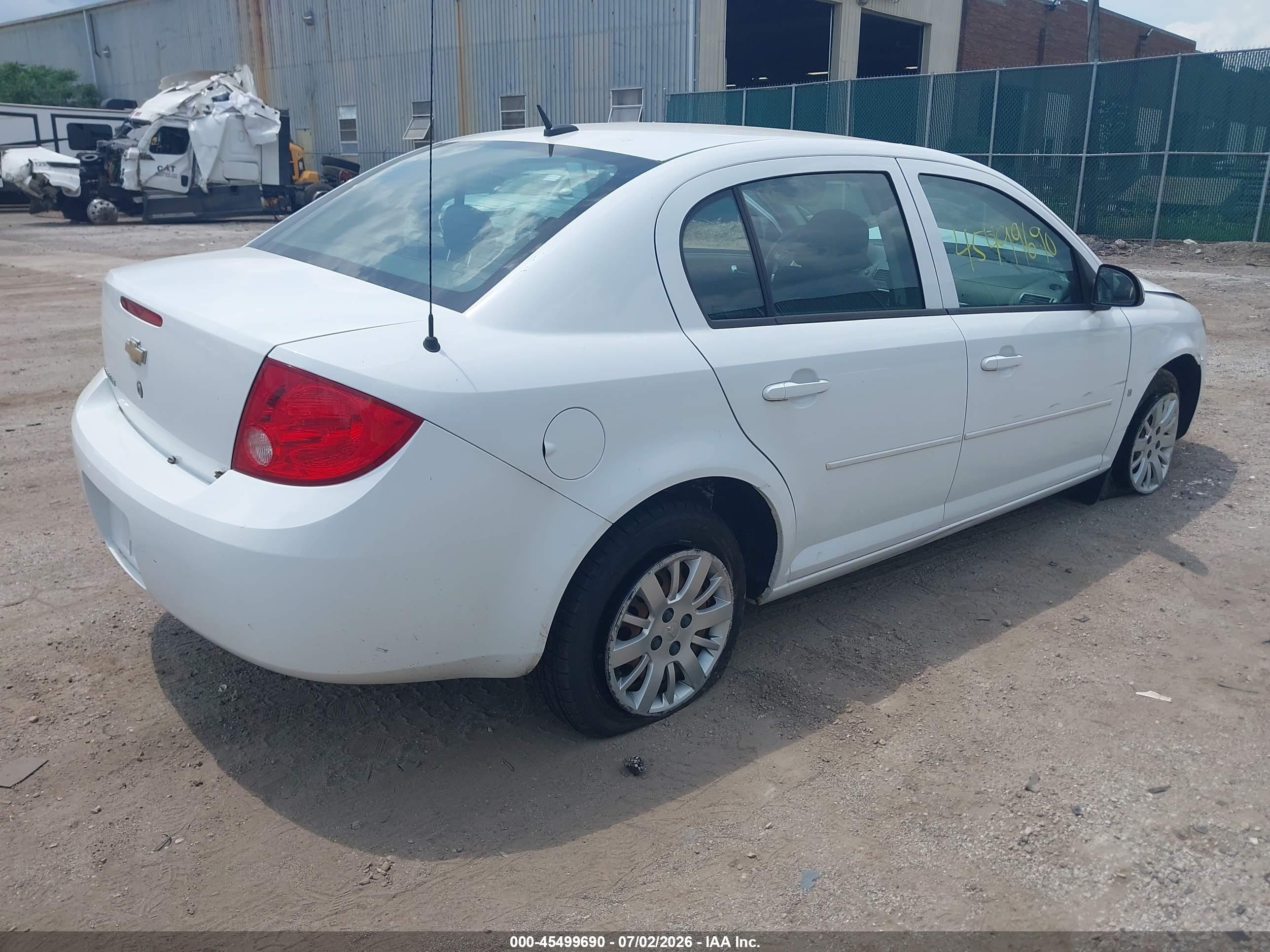 2009 Chevrolet Cobalt Lt White vin: 1G1AT58HX97229365
