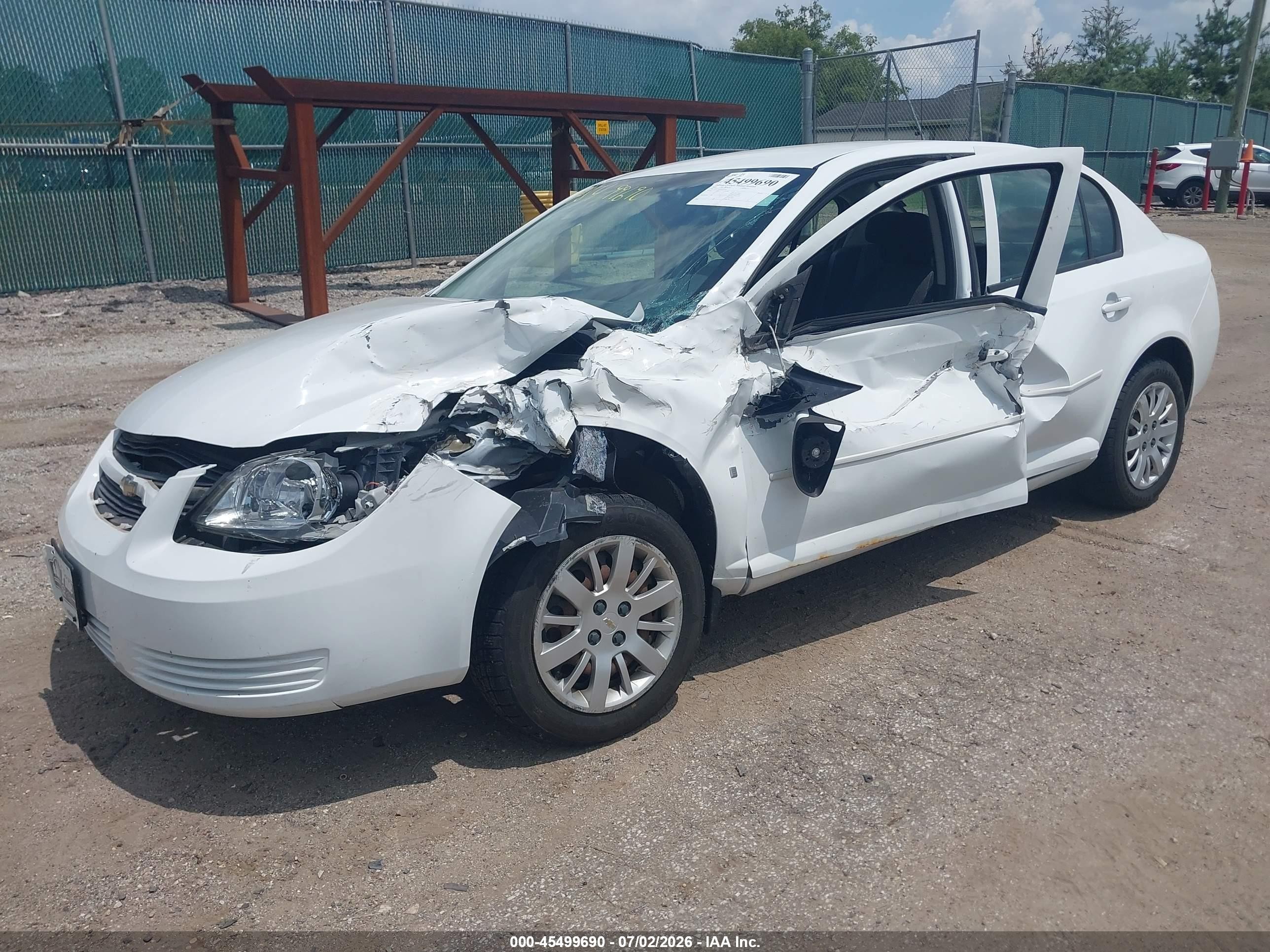 2009 Chevrolet Cobalt Lt White vin: 1G1AT58HX97229365