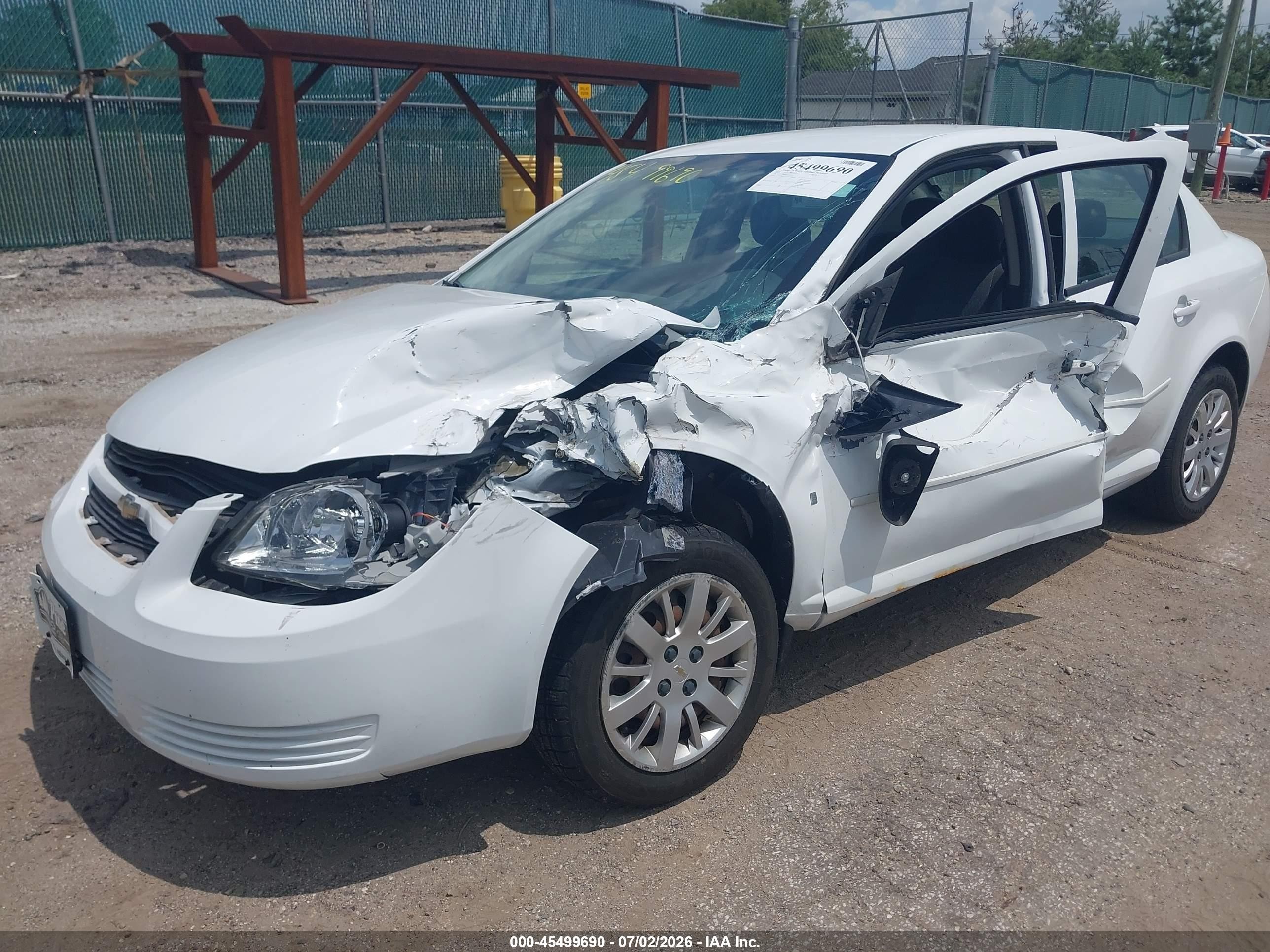 2009 Chevrolet Cobalt Lt White vin: 1G1AT58HX97229365