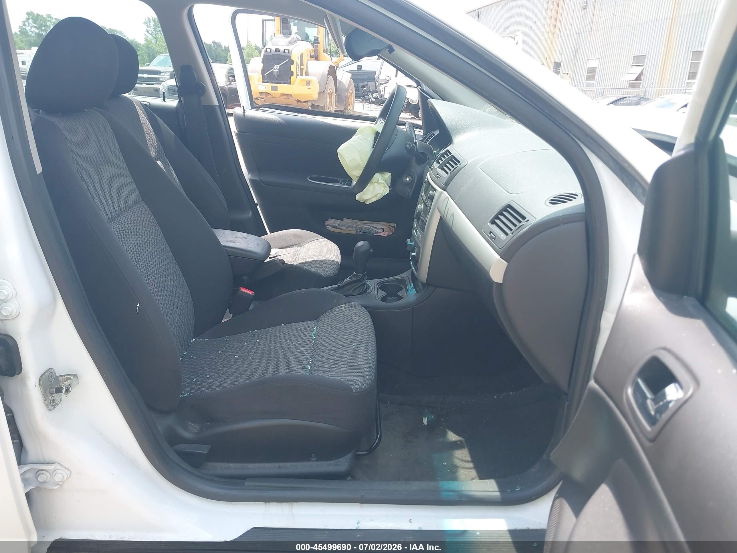 2009 Chevrolet Cobalt Lt White vin: 1G1AT58HX97229365