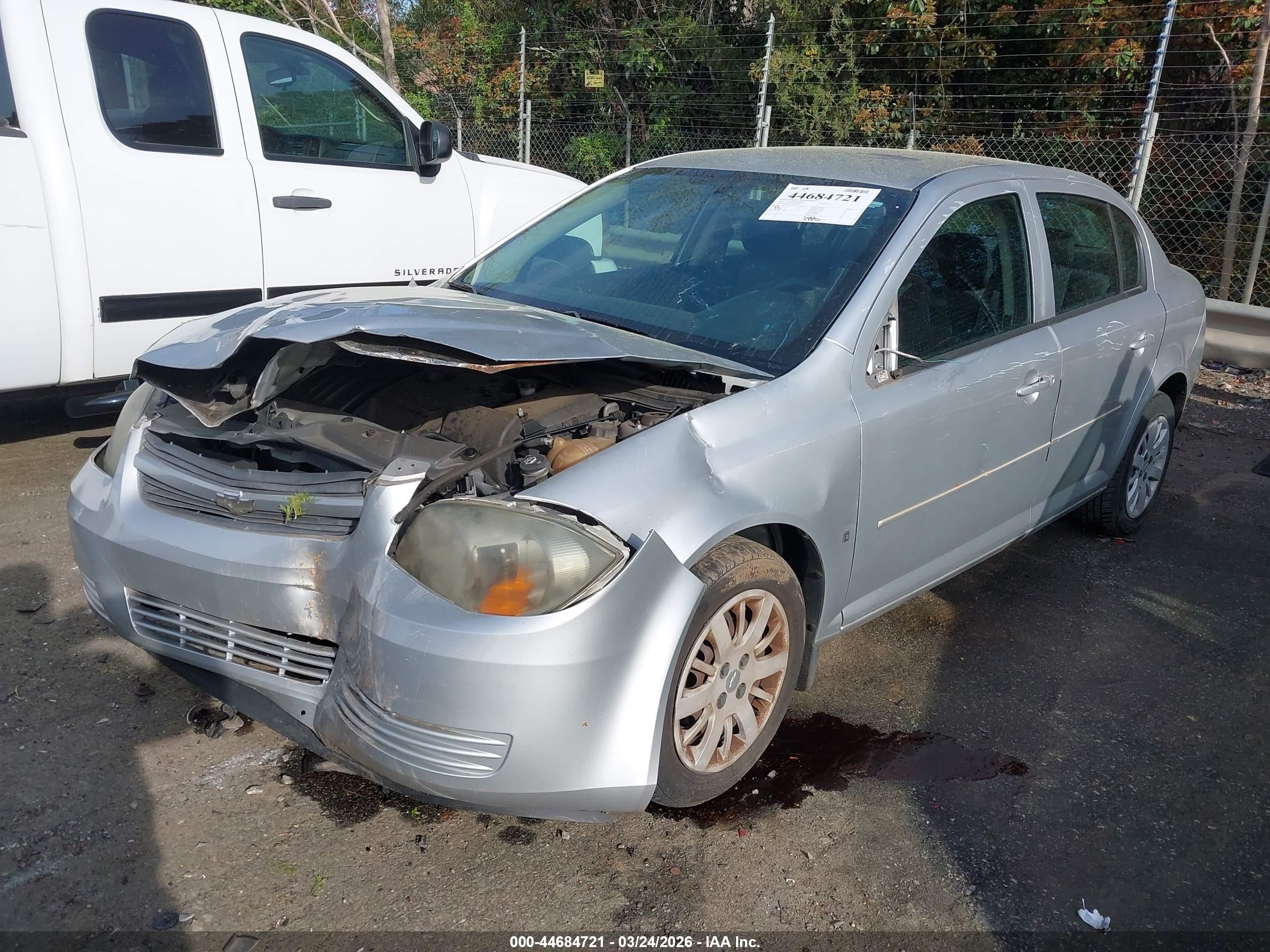 2009 Chevrolet Cobalt Lt Silver vin: 1G1AT58HX97261281
