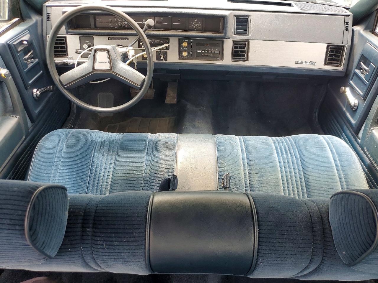 1986 Chevrolet Celebrity Blue vin: 1G1AW19X4GG106180
