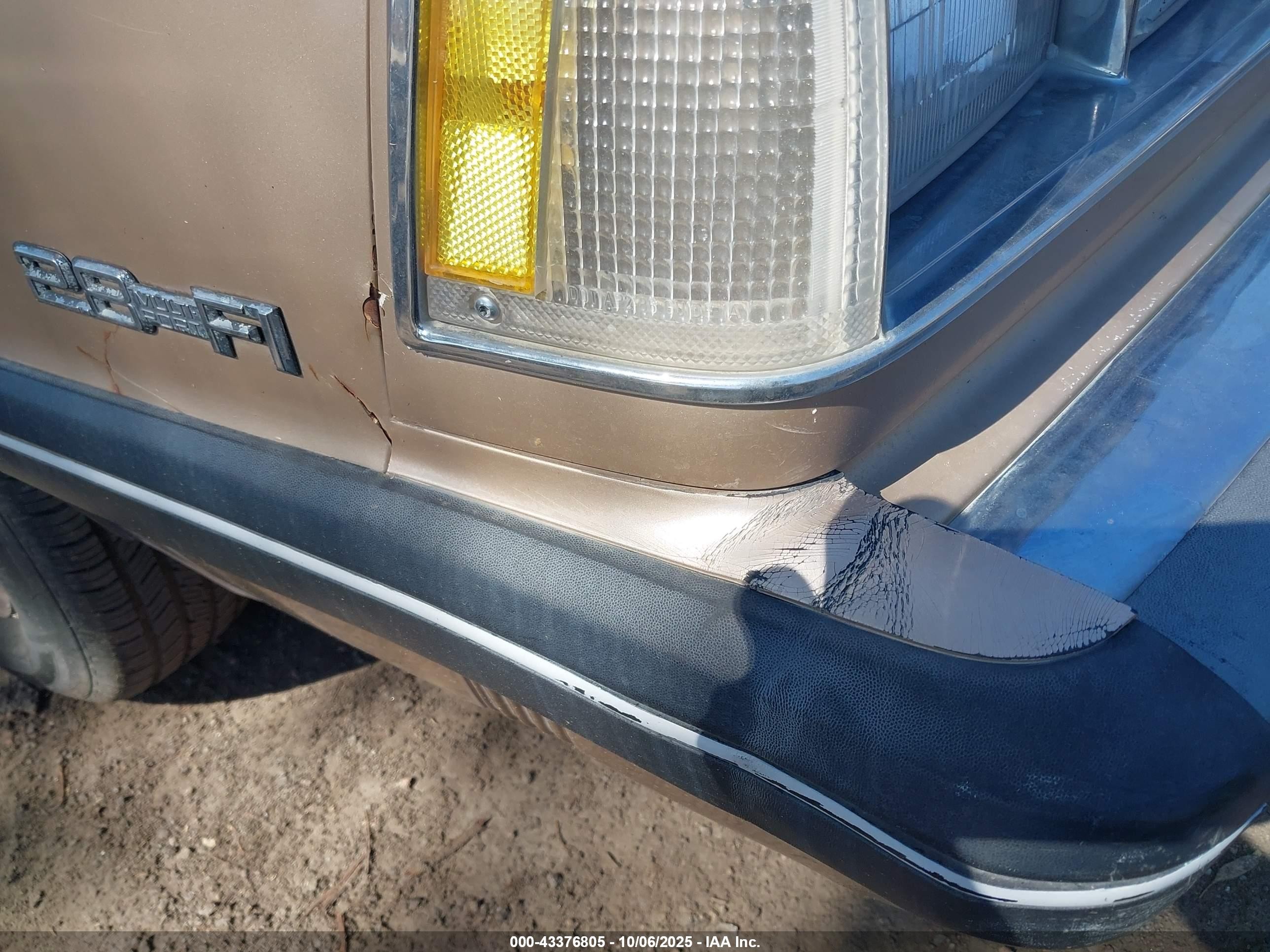 1986 Chevrolet Celebrity   Gold vin: 1G1AW35W9G6180693