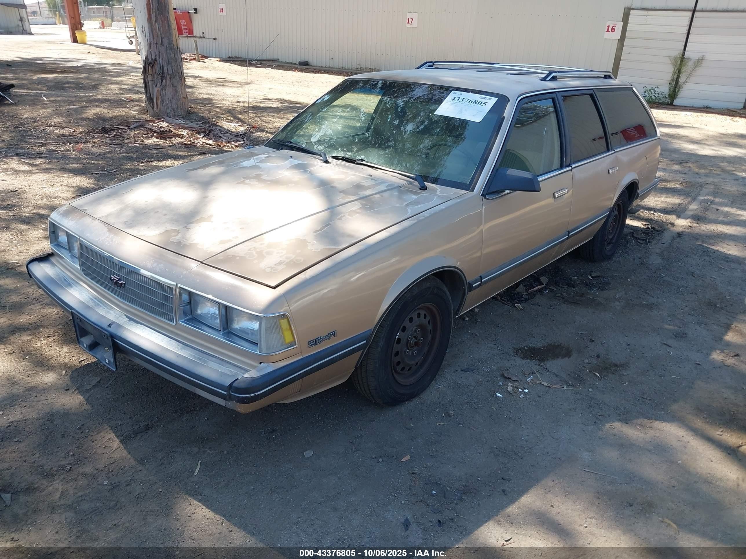 1986 Chevrolet Celebrity   Gold vin: 1G1AW35W9G6180693