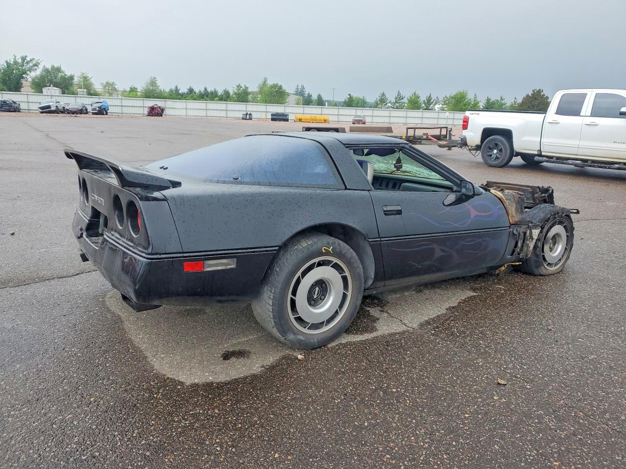 1984 Chevrolet Corvette Black vin: 1G1AY0780E5147589