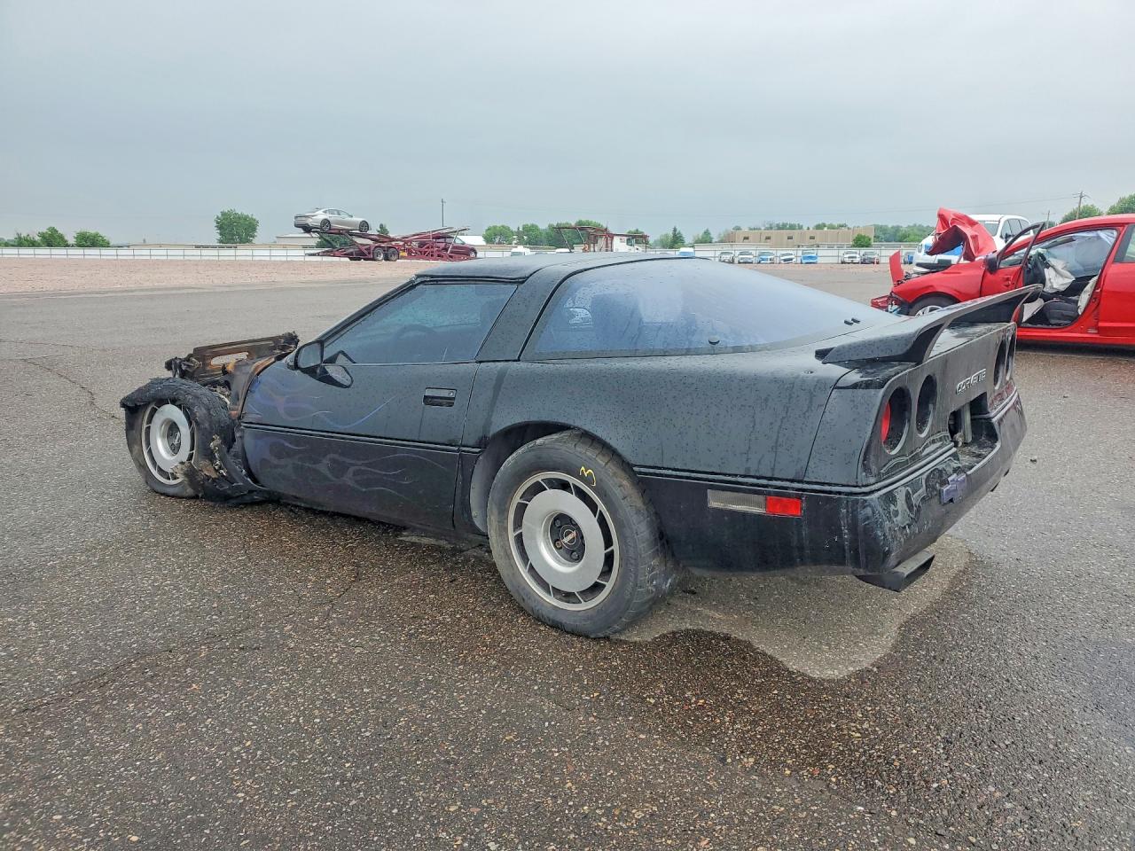 1984 Chevrolet Corvette Black vin: 1G1AY0780E5147589