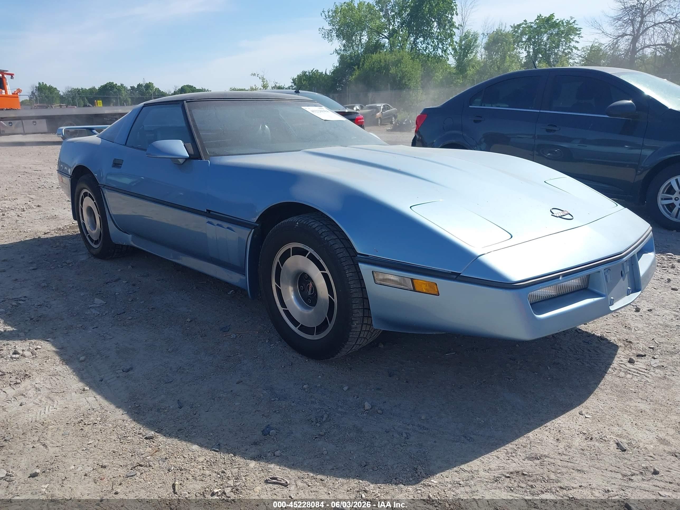 1984 Chevrolet Corvette   Light Blue vin: 1G1AY0784E5113476