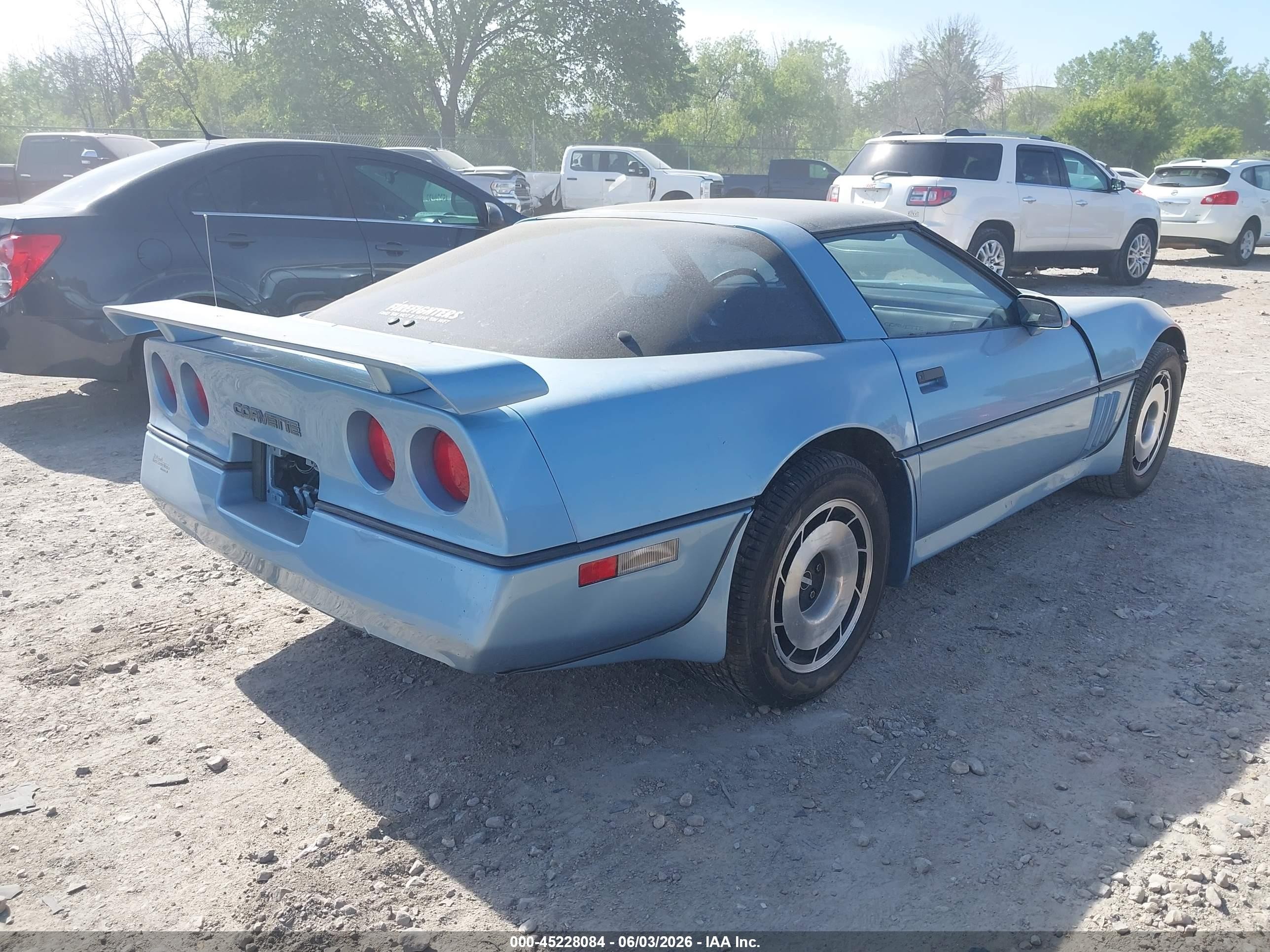 1984 Chevrolet Corvette   Light Blue vin: 1G1AY0784E5113476