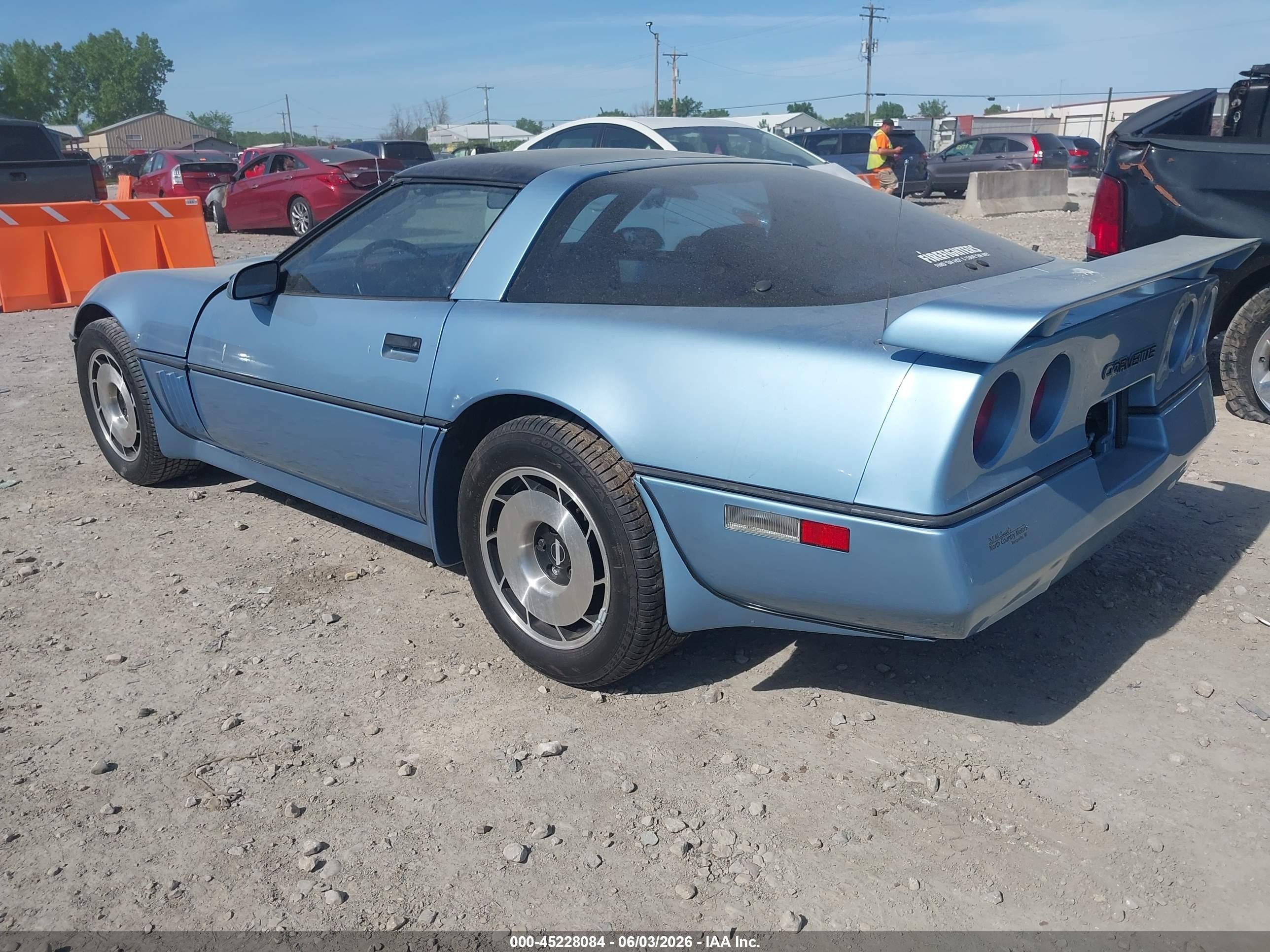 1984 Chevrolet Corvette   Light Blue vin: 1G1AY0784E5113476