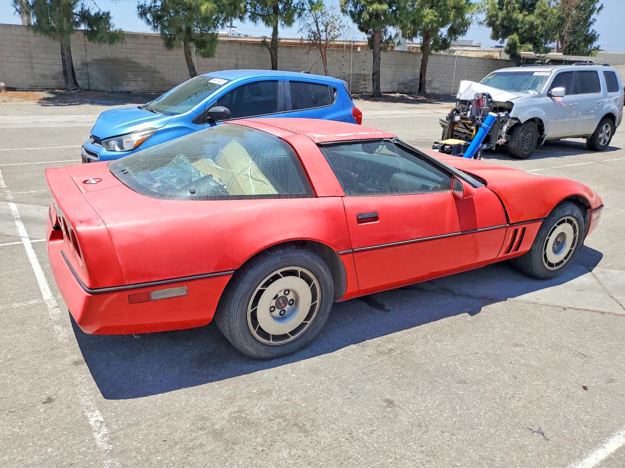 1984 Chevrolet Corvette Red vin: 1G1AY0785E5148060