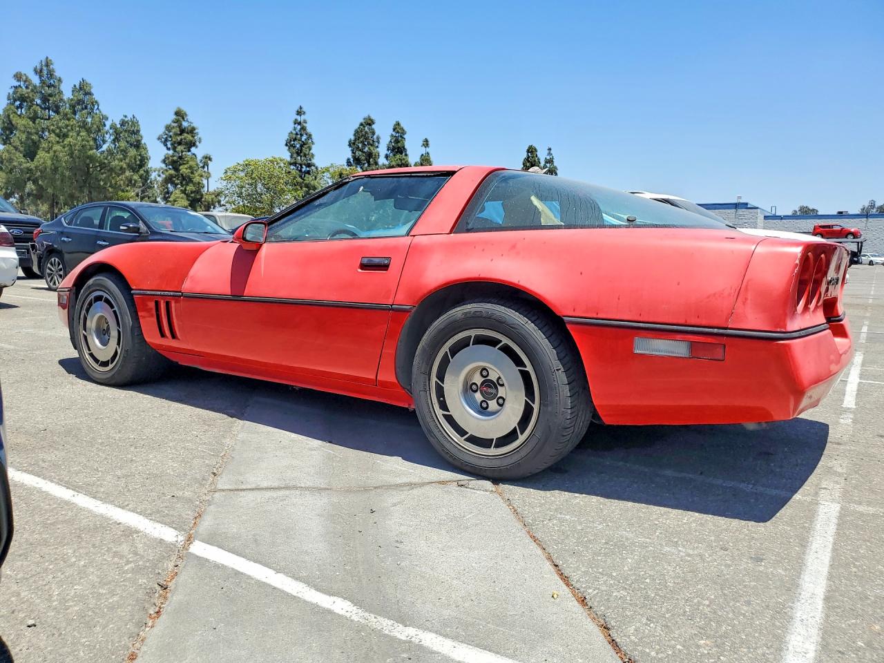 1984 Chevrolet Corvette Red vin: 1G1AY0785E5148060