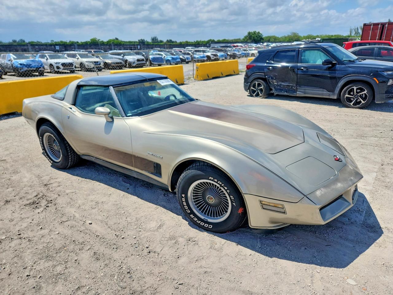 1982 Chevrolet Corvette Tan vin: 1G1AY0788C5121304